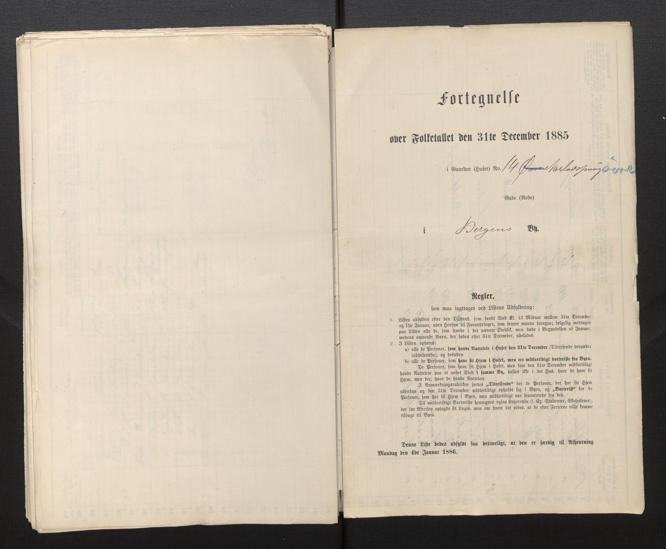 SAB, Folketelling 1885 for 1301 Bergen kjøpstad, 1885, s. 4366