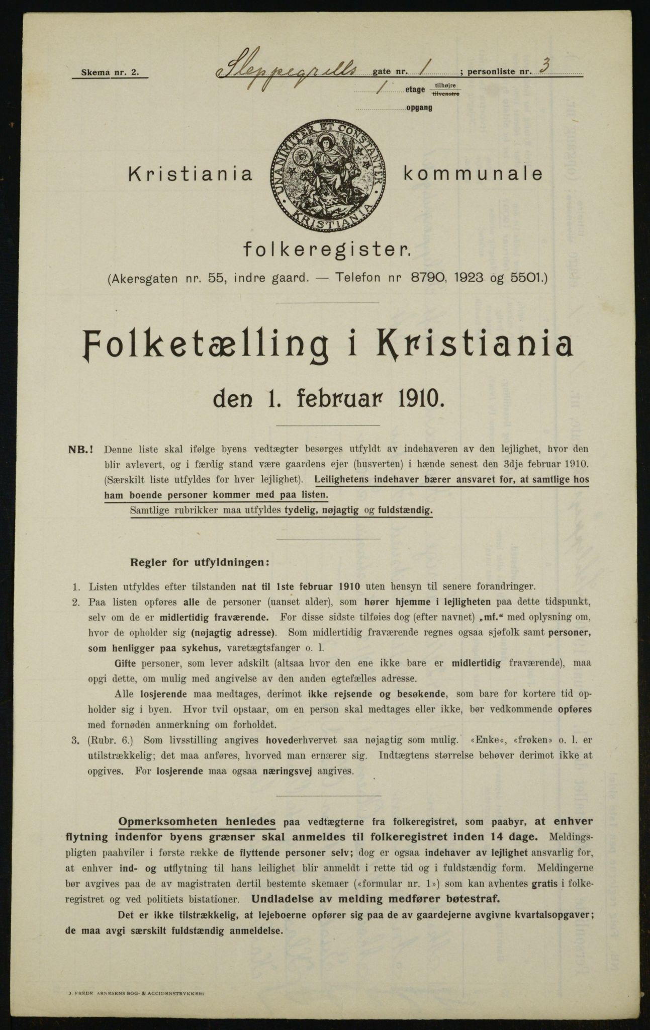 OBA, Kommunal folketelling 1.2.1910 for Kristiania, 1910, s. 85635