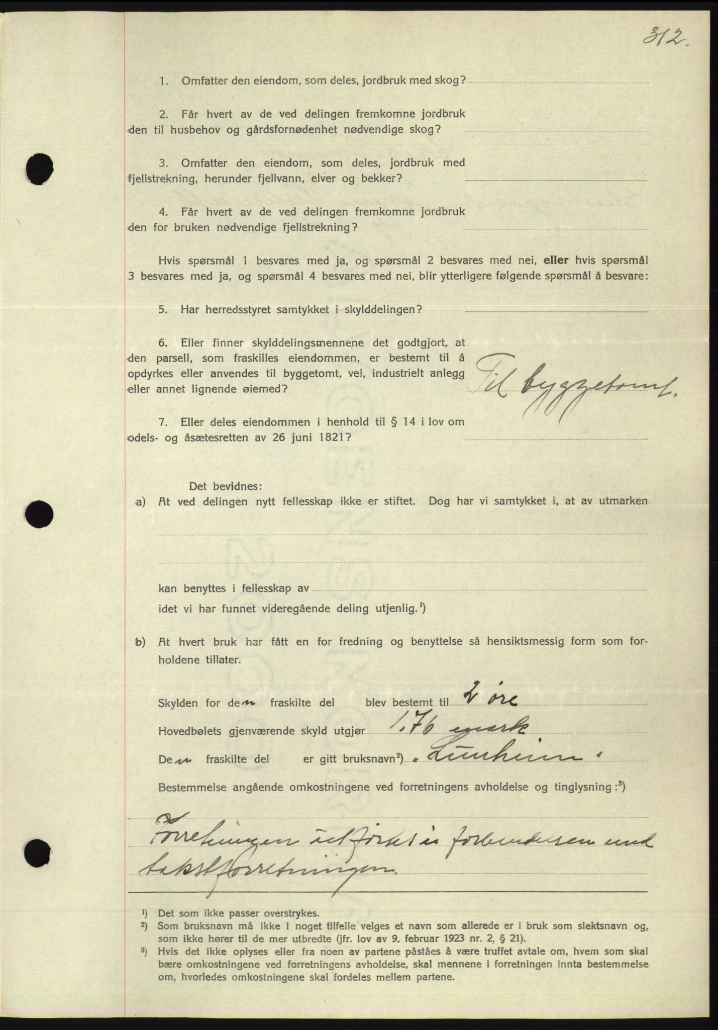 Søre Sunnmøre sorenskriveri, AV/SAT-A-4122/1/2/2C/L0065: Pantebok nr. 59, 1938-1938, Dagboknr: 764/1938