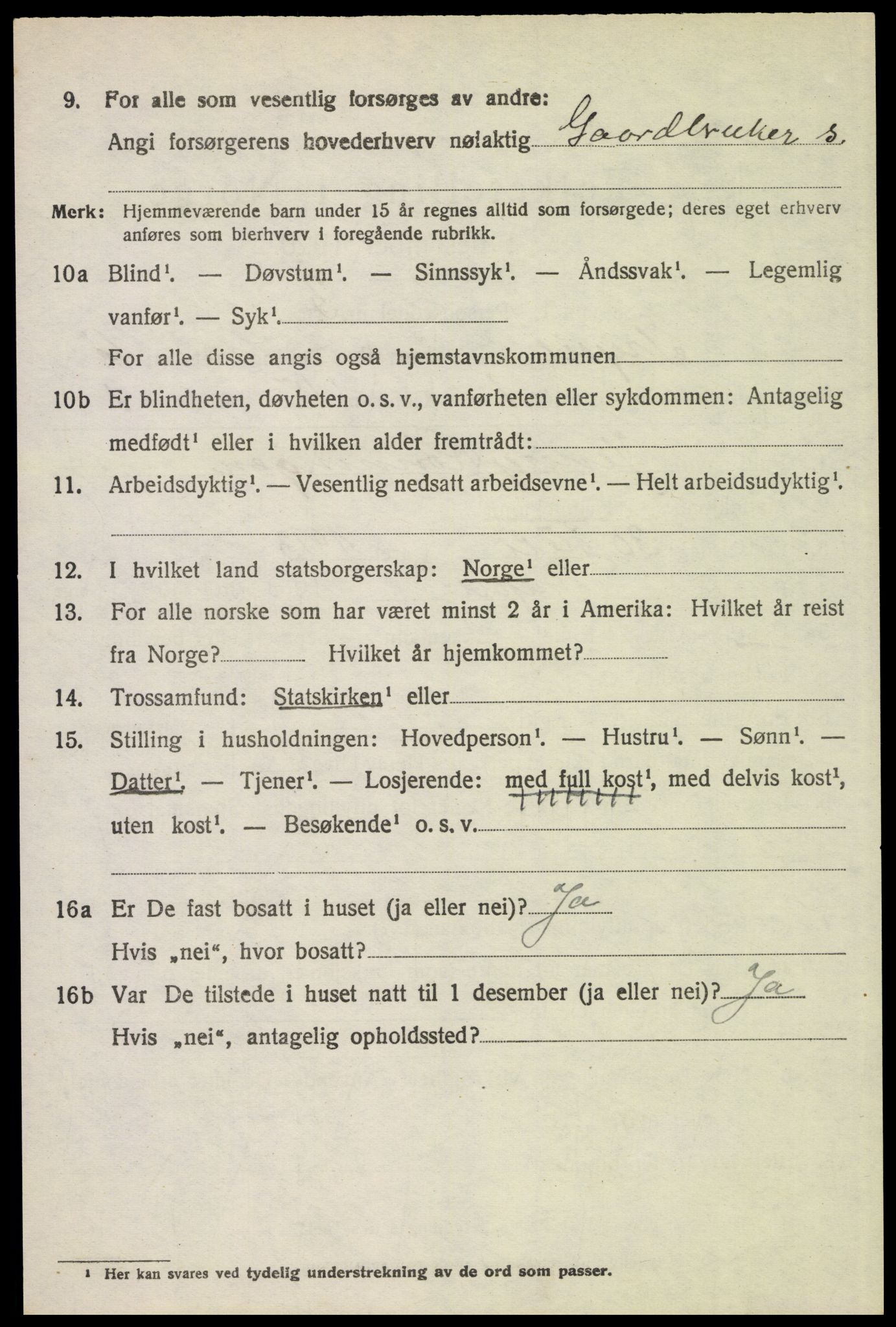 SAH, Folketelling 1920 for 0428 Trysil herred, 1920, s. 4534