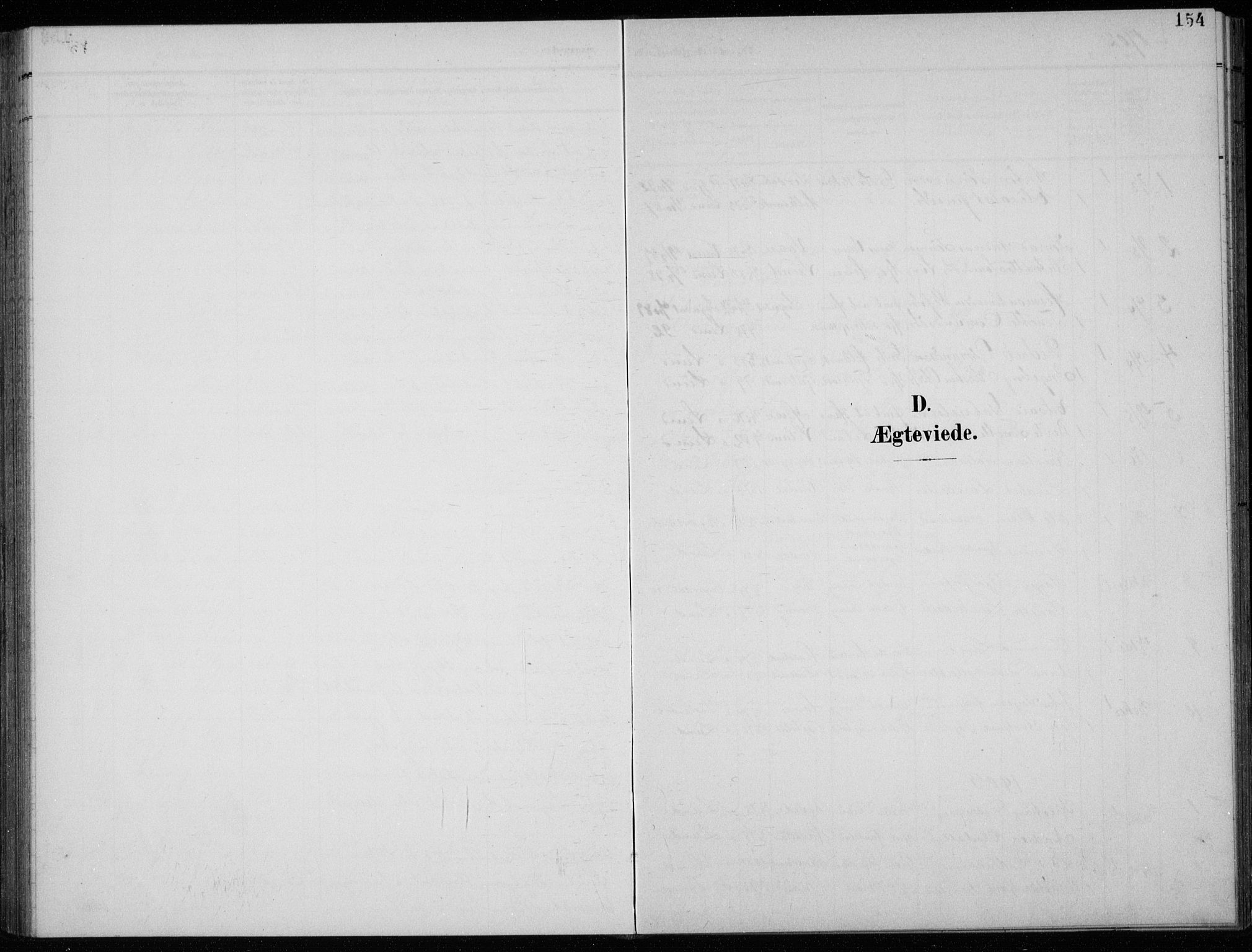 Lund sokneprestkontor, AV/SAST-A-101809/S07/L0008: Klokkerbok nr. B 8, 1902-1936, s. 154