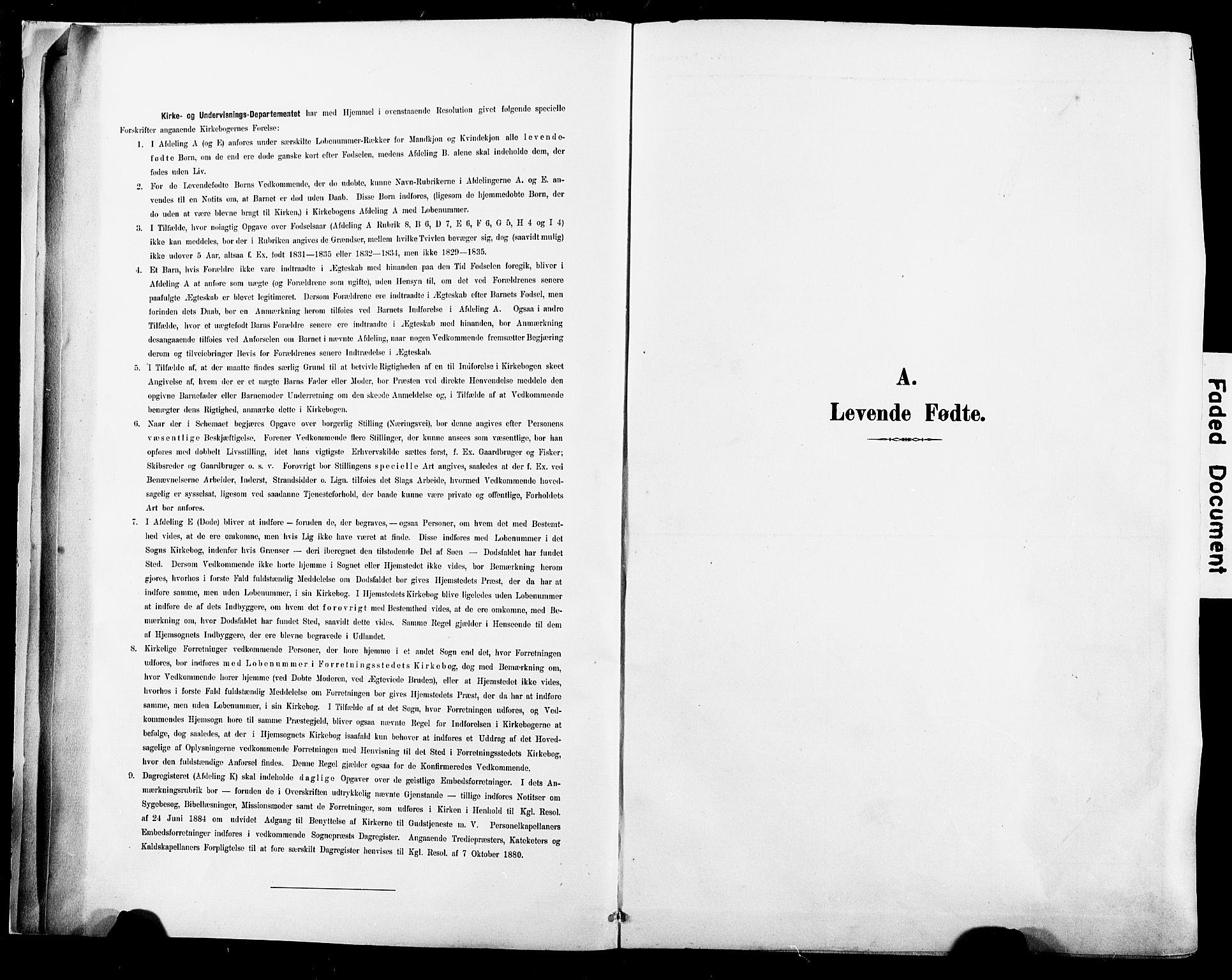 Strømsø kirkebøker, SAKO/A-246/G/Ga/L0003: Klokkerbok nr. 3, 1894-1904, s. 1