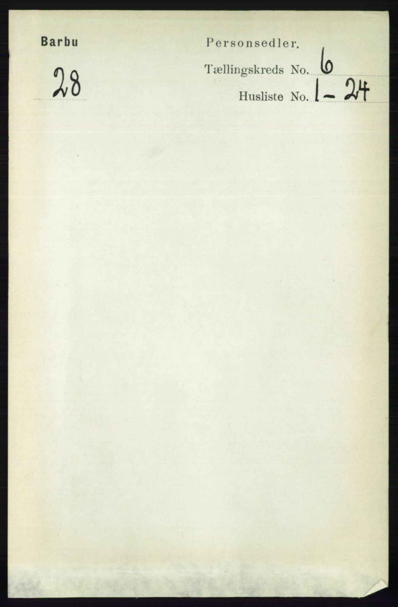 RA, Folketelling 1891 for 0990 Barbu herred, 1891, s. 4419