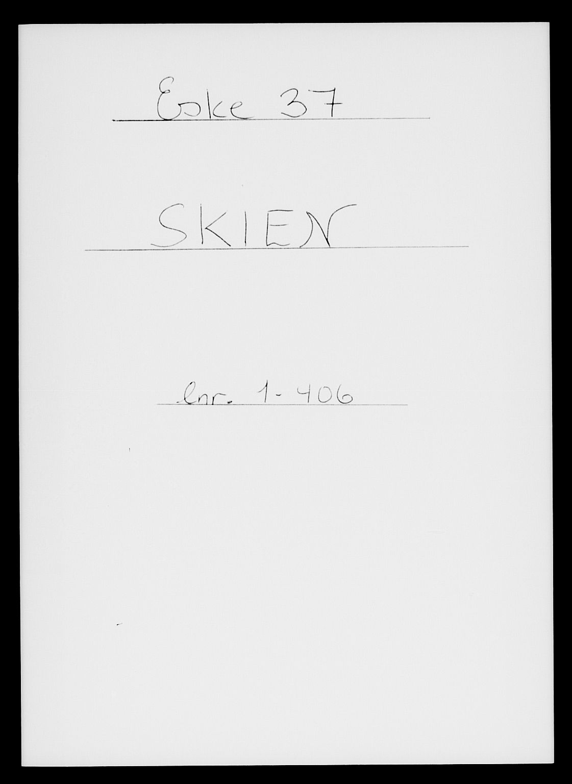 SAKO, Folketelling 1885 for 0806 Skien kjøpstad, 1885, s. 1