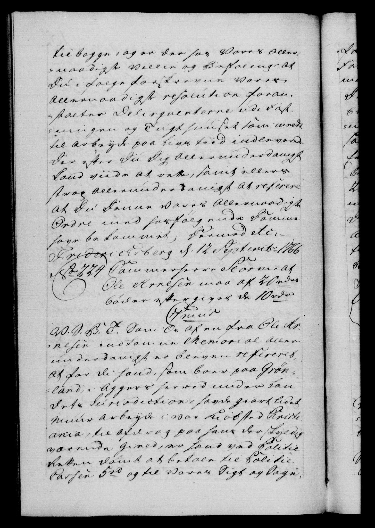 Danske Kanselli 1572-1799, AV/RA-EA-3023/F/Fc/Fca/Fcab/L0038: Norske tegnelser, 1766-1768, s. 162b