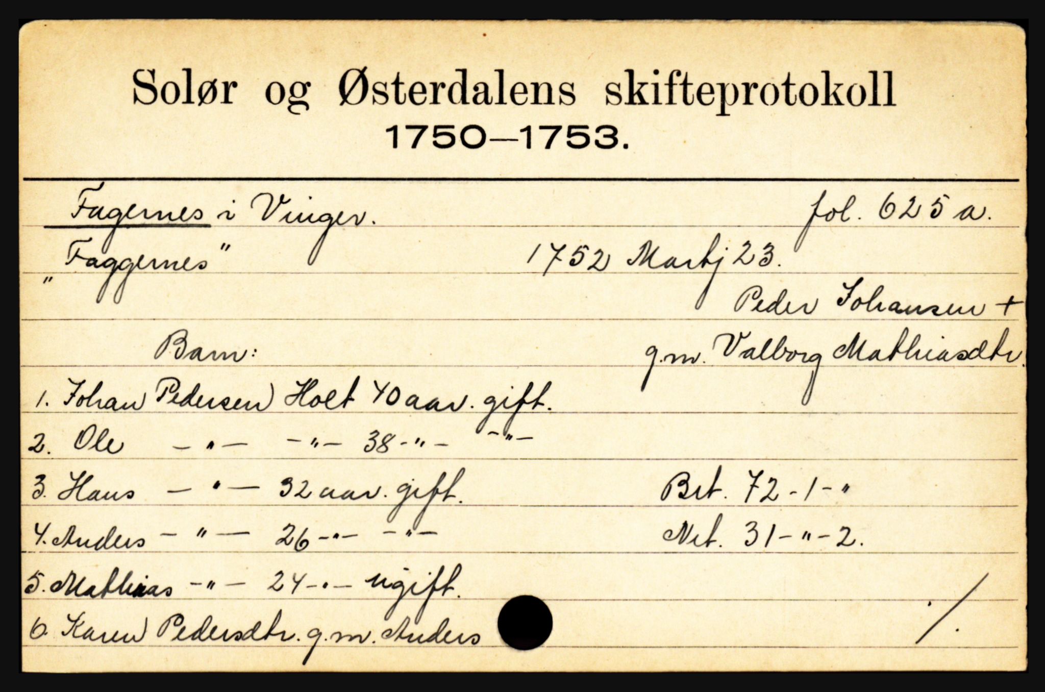 Solør og Østerdalen sorenskriveri, SAH/TING-024/J, 1716-1774, s. 1165
