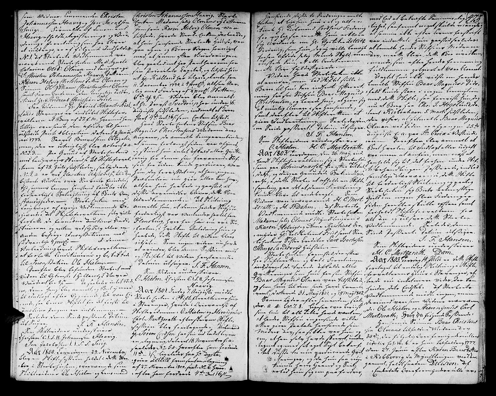Karmsund sorenskriveri, AV/SAST-A-100311/01/IV/IVDB/L0002: SKIFTEPROTOKOLL A2, 1798-1805, s. 472b-473a