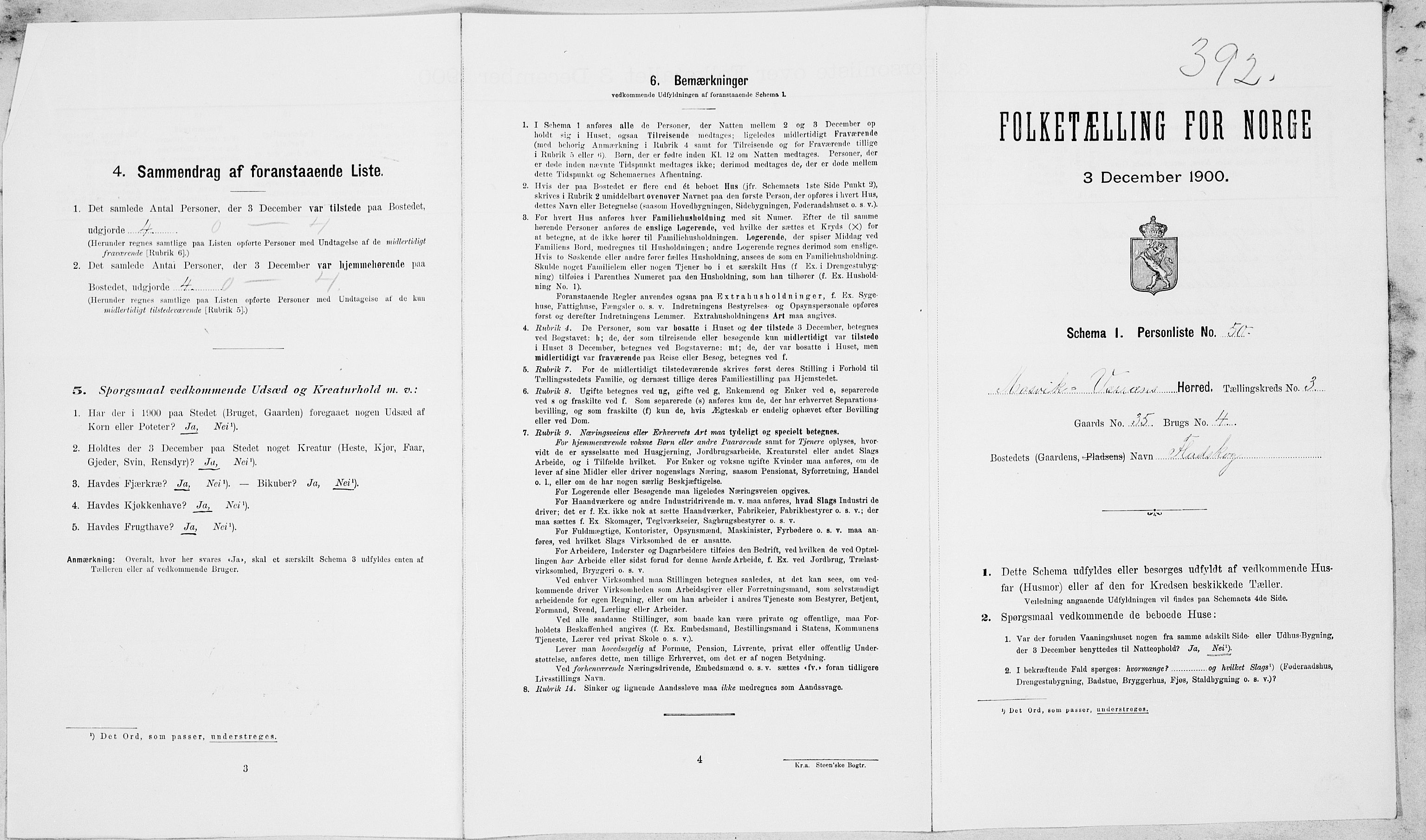 SAT, Folketelling 1900 for 1723 Mosvik og Verran herred, 1900, s. 361