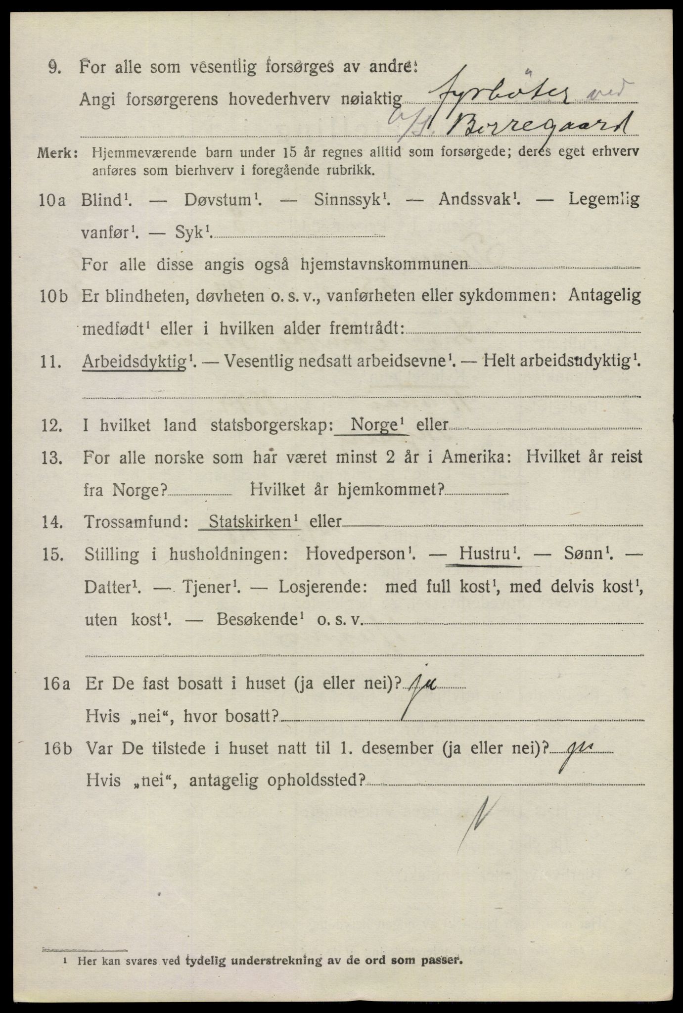 SAO, Folketelling 1920 for 0130 Tune herred, 1920, s. 10261