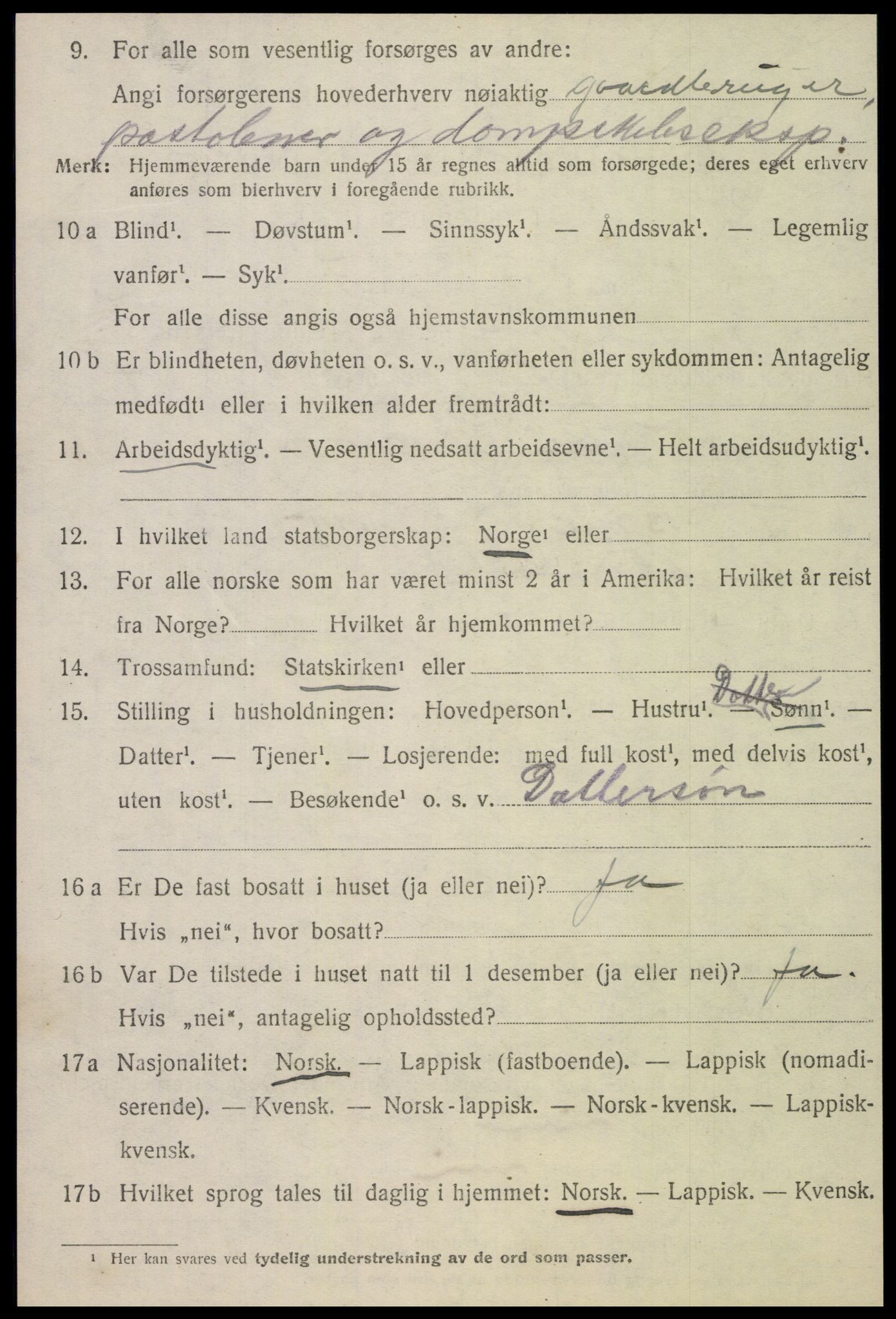 SAT, Folketelling 1920 for 1747 Otterøy herred, 1920, s. 2650