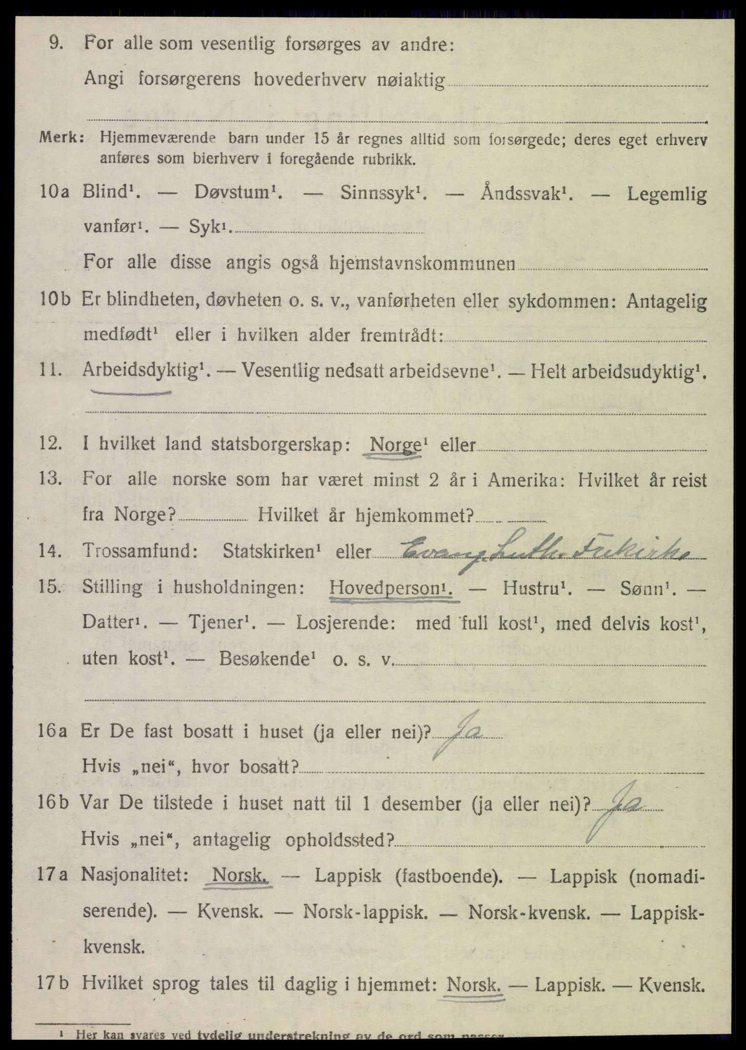 SAT, Folketelling 1920 for 1833 Mo herred, 1920, s. 10934