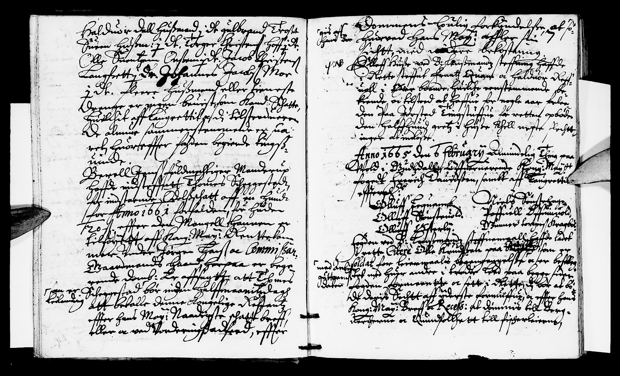 Sorenskriverier i Gudbrandsdalen, SAH/TING-036/G/Gb/Gbb/L0002: Tingbok - Sør-Gudbrandsdal, 1665, s. 6b-7a