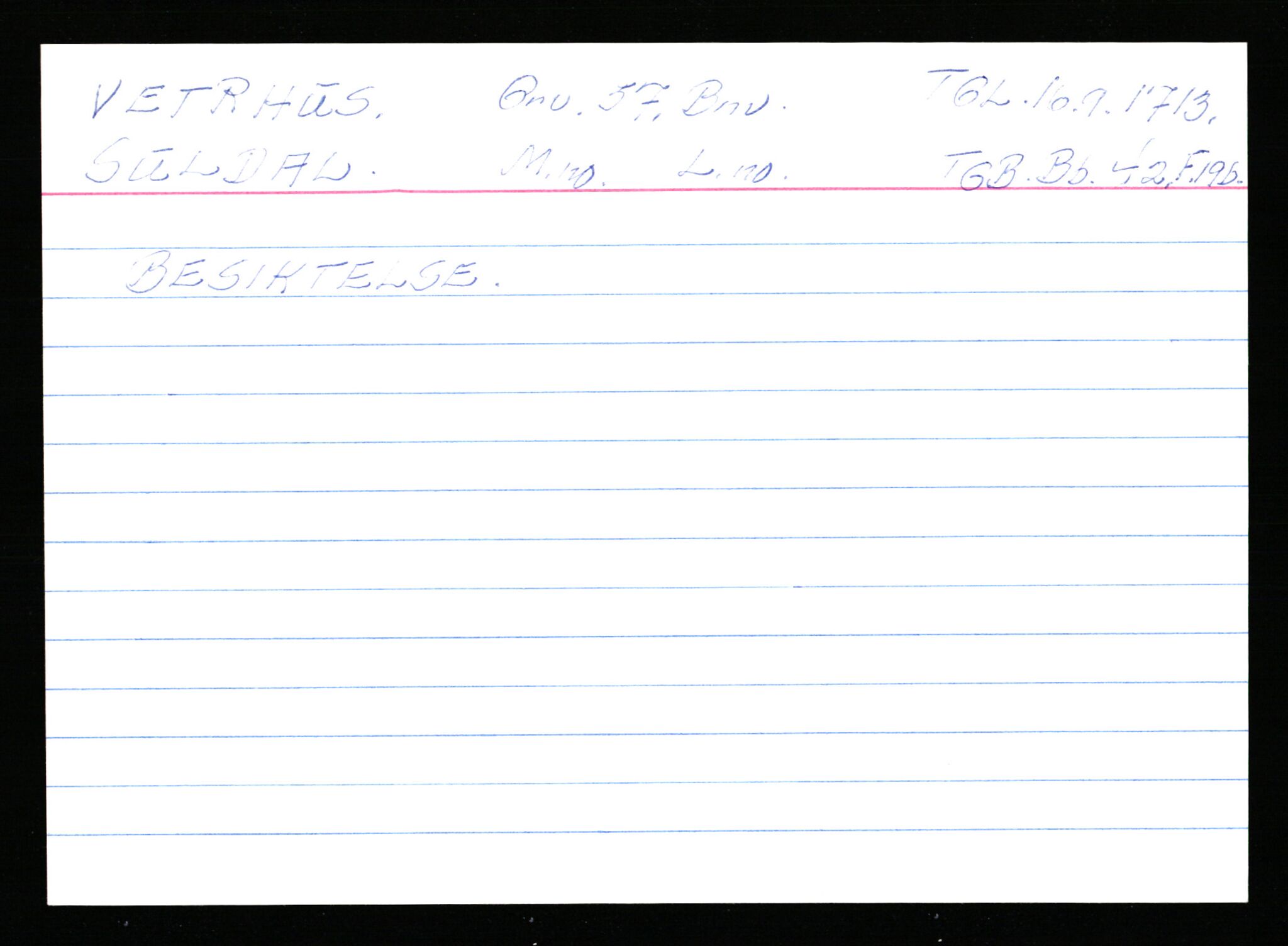 Statsarkivet i Stavanger, AV/SAST-A-101971/03/Y/Ym/L0066: Åstedskort sortert etter gårdsnavn: Veshovde - Vik, 1600-1950, s. 266