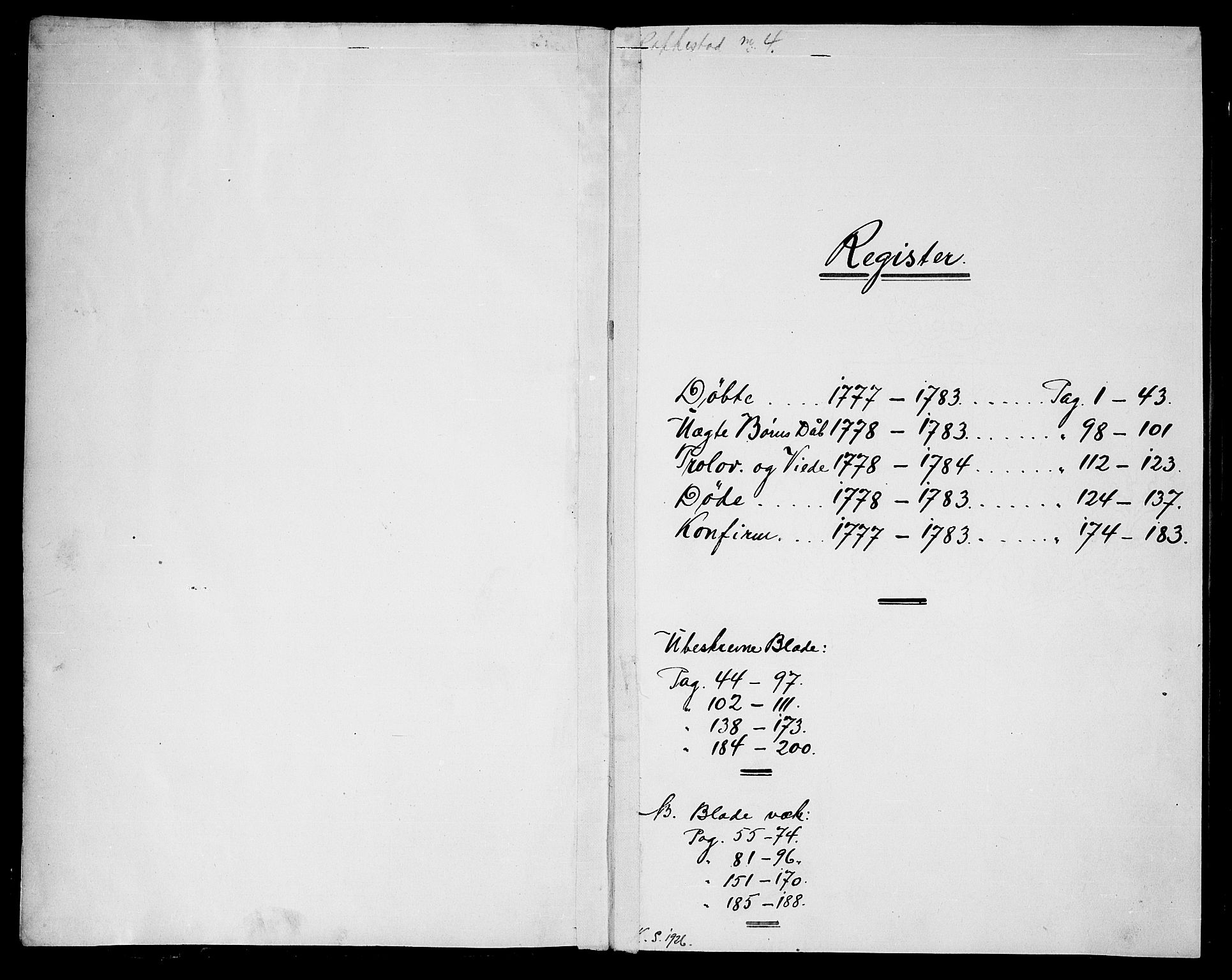 Rakkestad prestekontor Kirkebøker, SAO/A-2008/F/Fa/L0004: Ministerialbok nr. I 4, 1777-1783