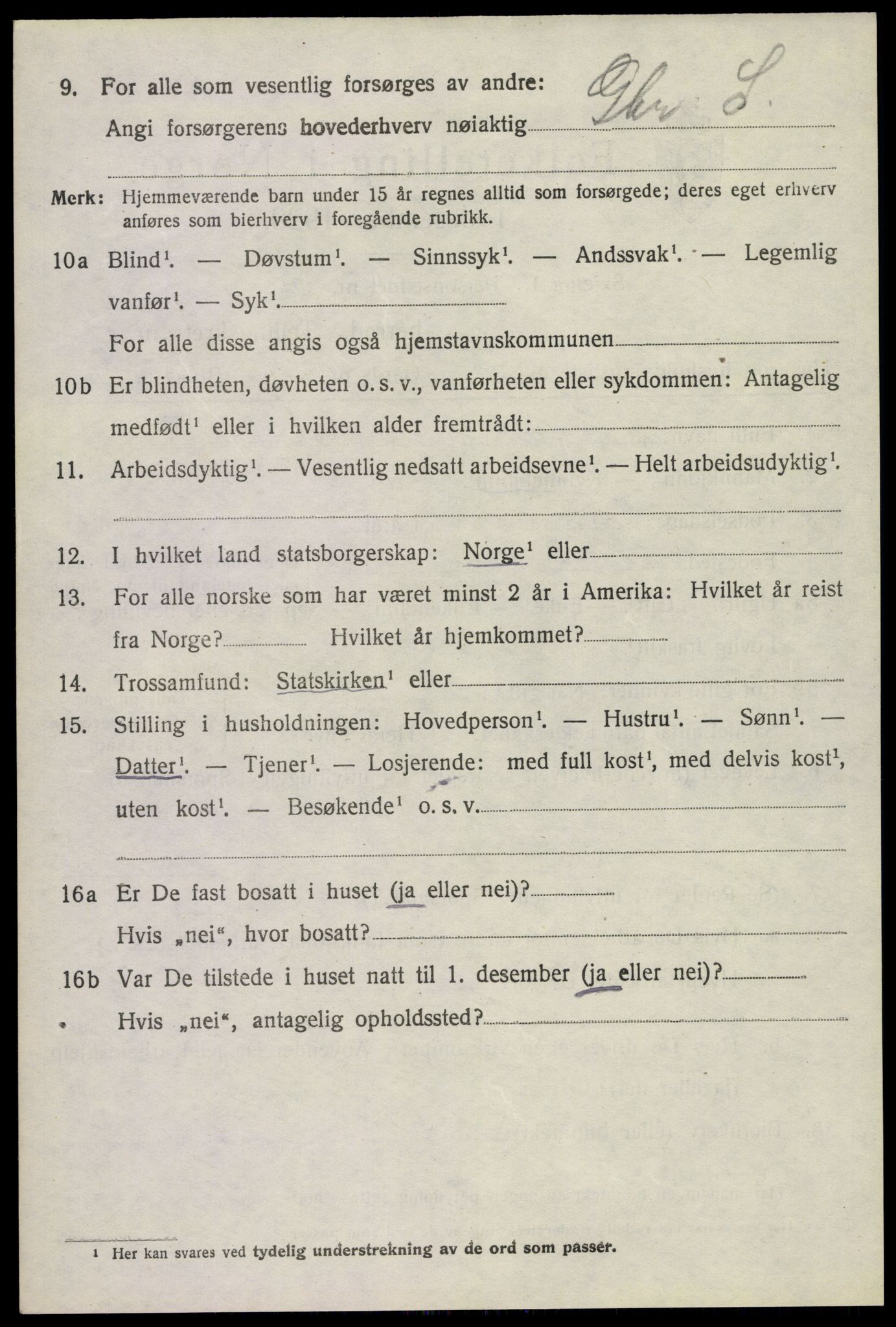 SAKO, Folketelling 1920 for 0821 Bø herred, 1920, s. 5759