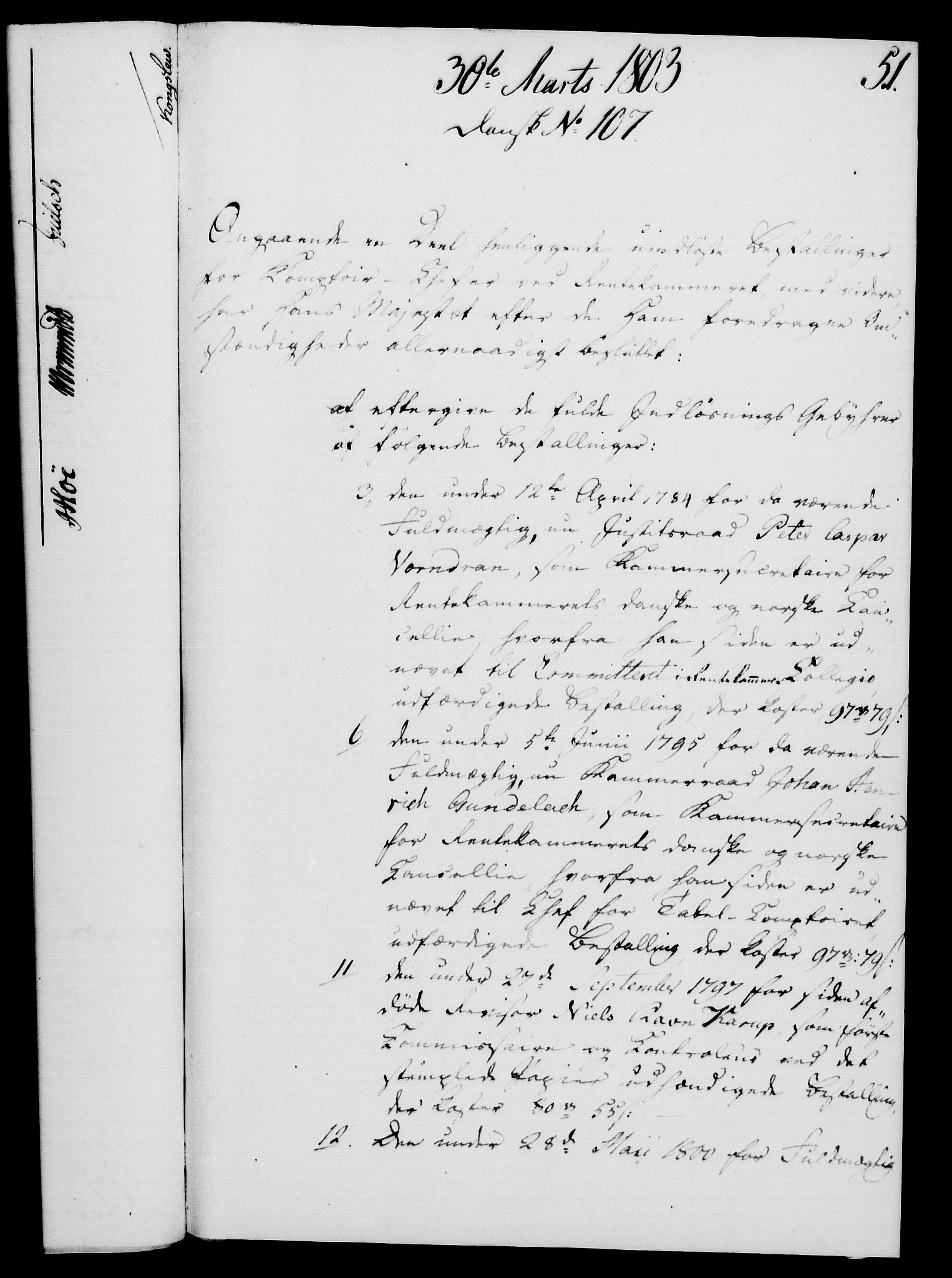 Rentekammeret, Kammerkanselliet, AV/RA-EA-3111/G/Gf/Gfa/L0085: Norsk relasjons- og resolusjonsprotokoll (merket RK 52.85), 1803, s. 341