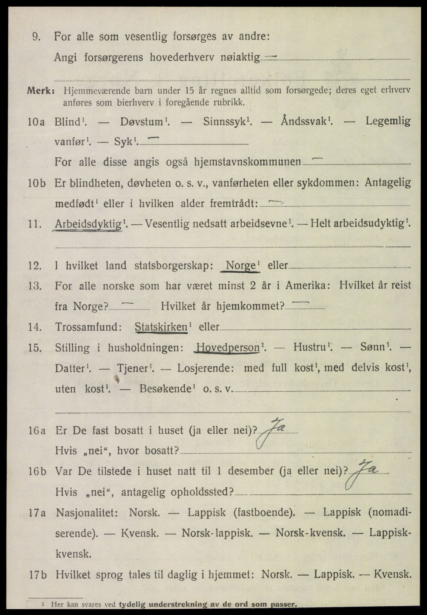 SAT, Folketelling 1920 for 1718 Leksvik herred, 1920, s. 1799