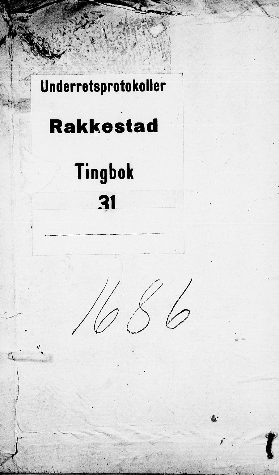 Rakkestad sorenskriveri, SAO/A-10686/F/Fb/L0031: Tingbøker, 1686