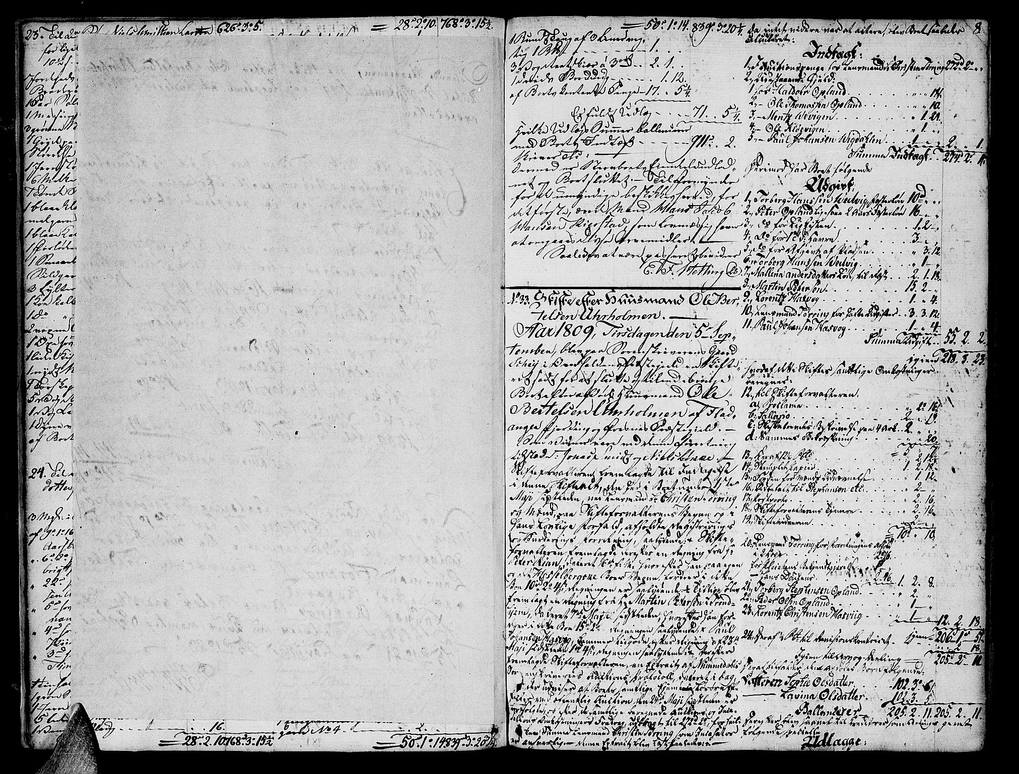 Namdal sorenskriveri, AV/SAT-A-4133/1/3/3A/L0036: Skifteprotokoll nr. 26, 1809-1815, s. 7b-8a