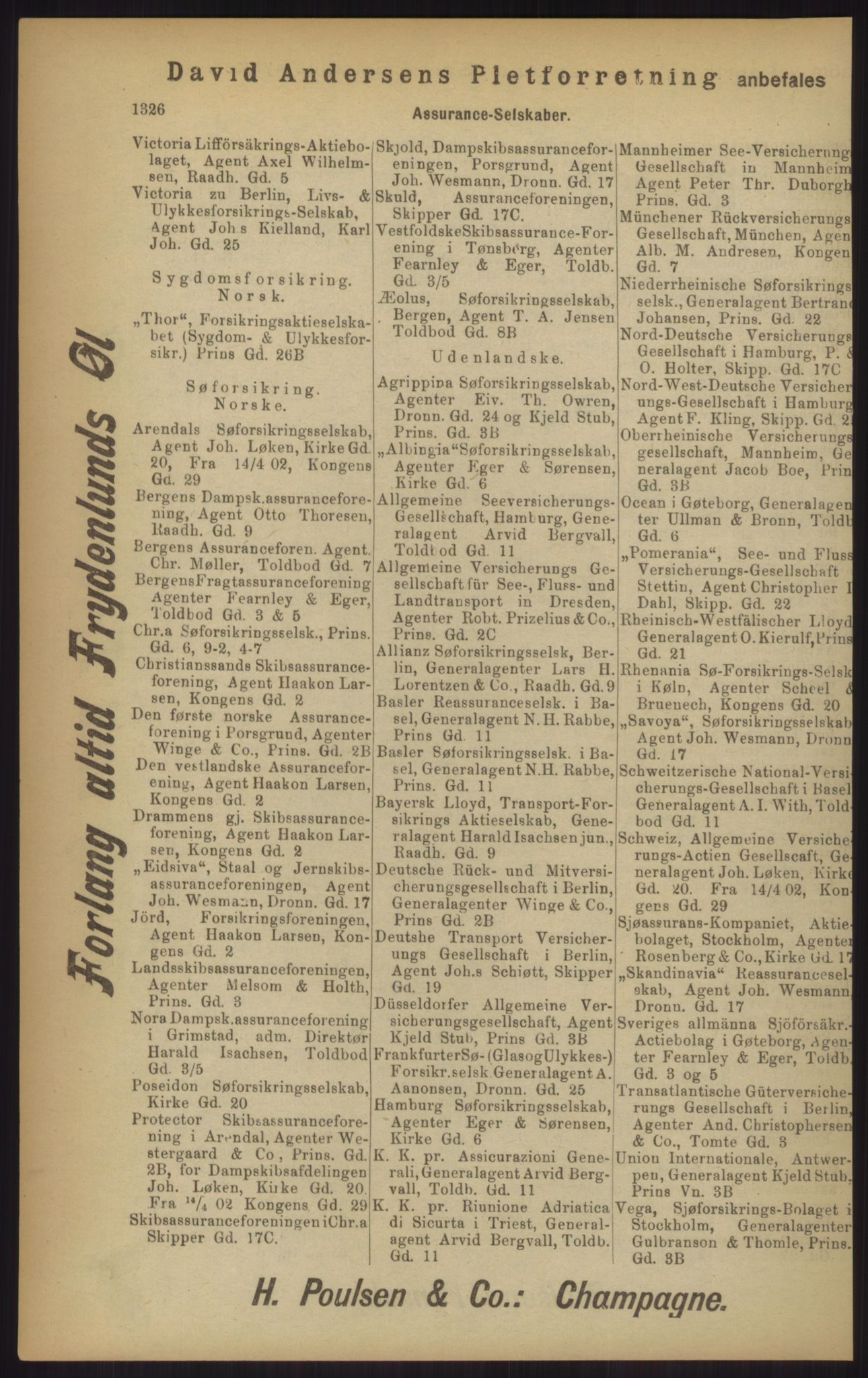 Kristiania/Oslo adressebok, PUBL/-, 1902, s. 1326