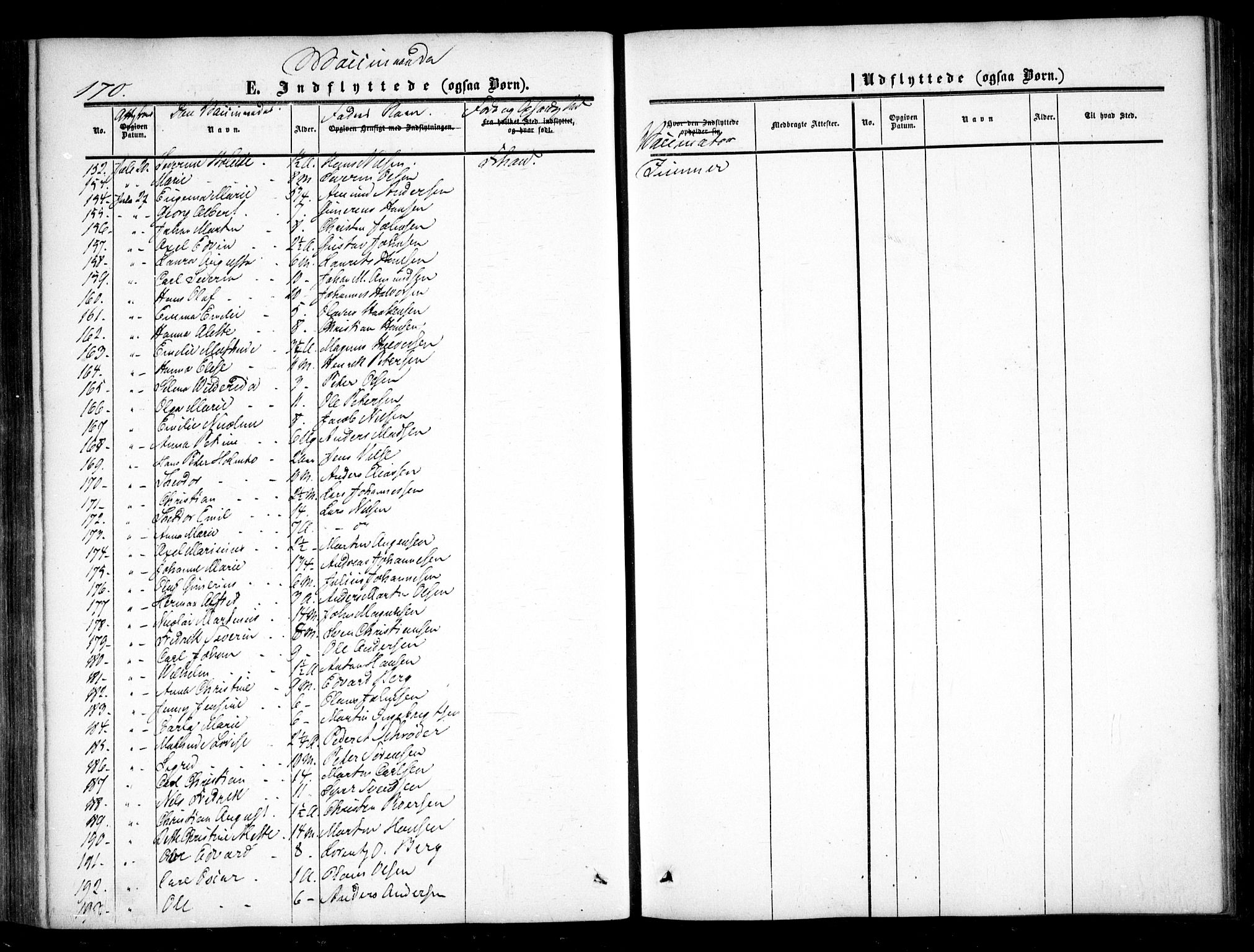 Halden prestekontor Kirkebøker, AV/SAO-A-10909/F/Fa/L0008: Ministerialbok nr. I 8, 1857-1865, s. 170
