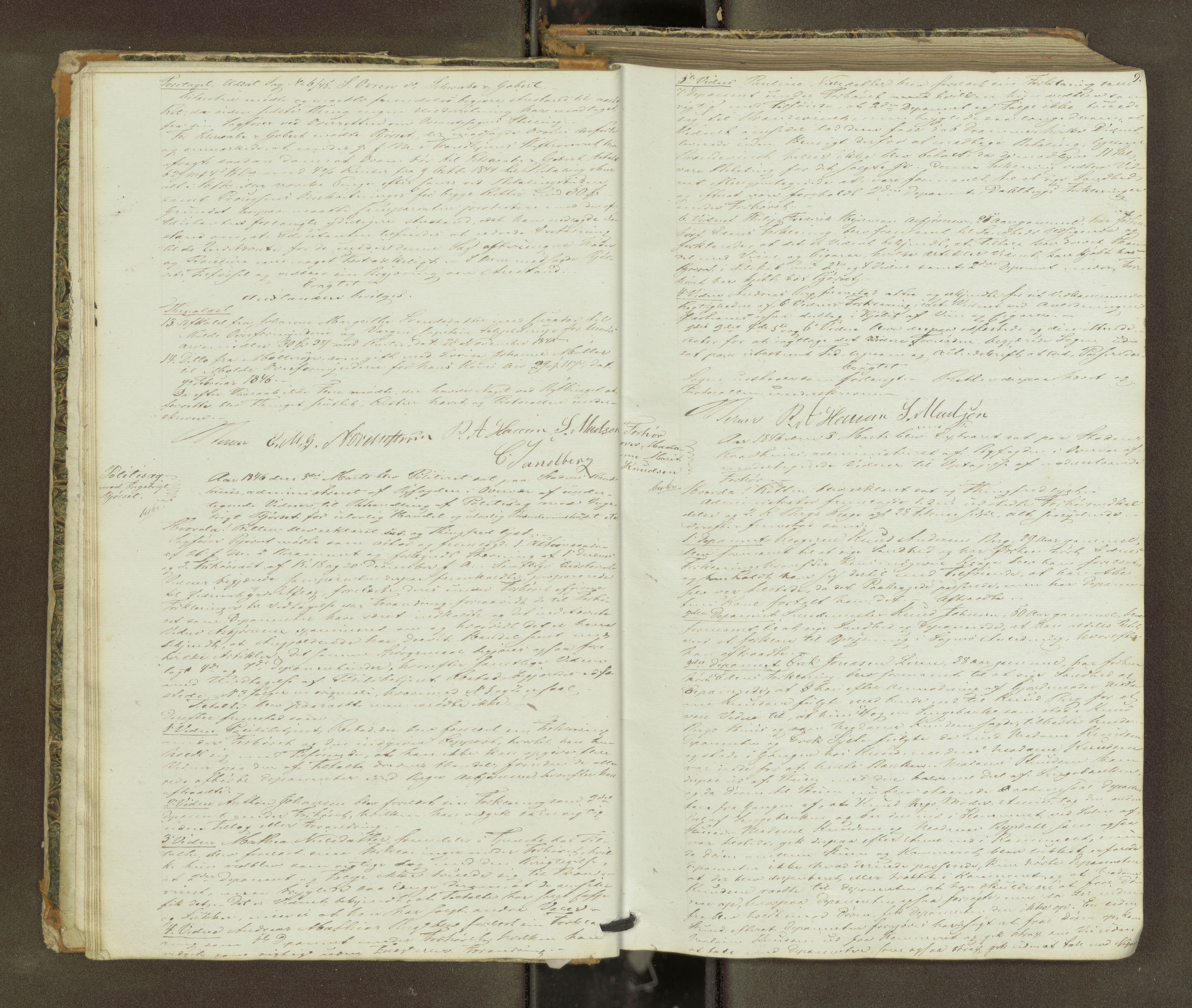 Molde byfogd, AV/SAT-A-0025/1/1A/L0005: Justisprotokoll, 1846-1849, s. 8b-9a