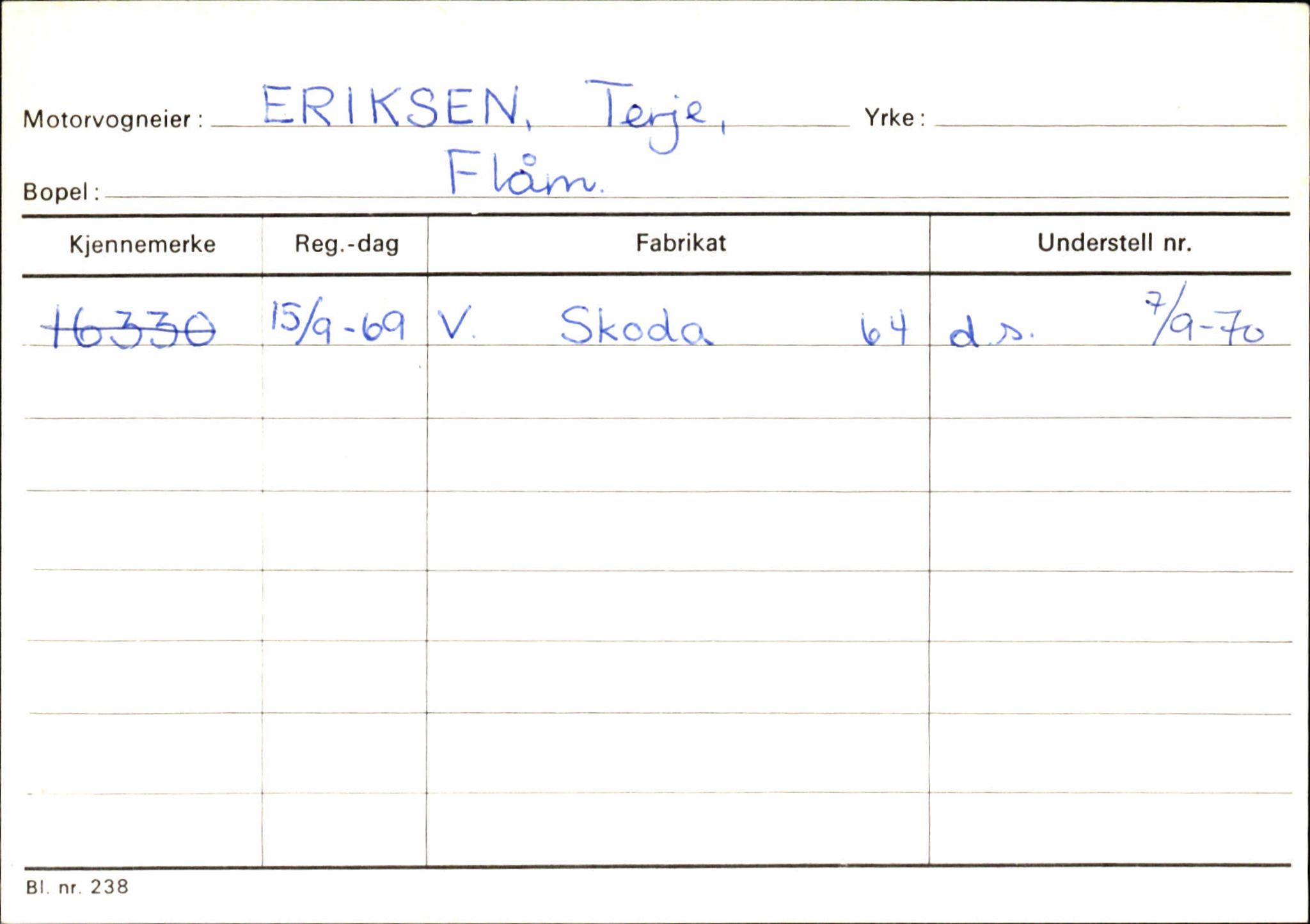 Statens vegvesen, Sogn og Fjordane vegkontor, AV/SAB-A-5301/4/F/L0125: Eigarregister Sogndal V-Å. Aurland A-Å. Fjaler A-N, 1945-1975, s. 556