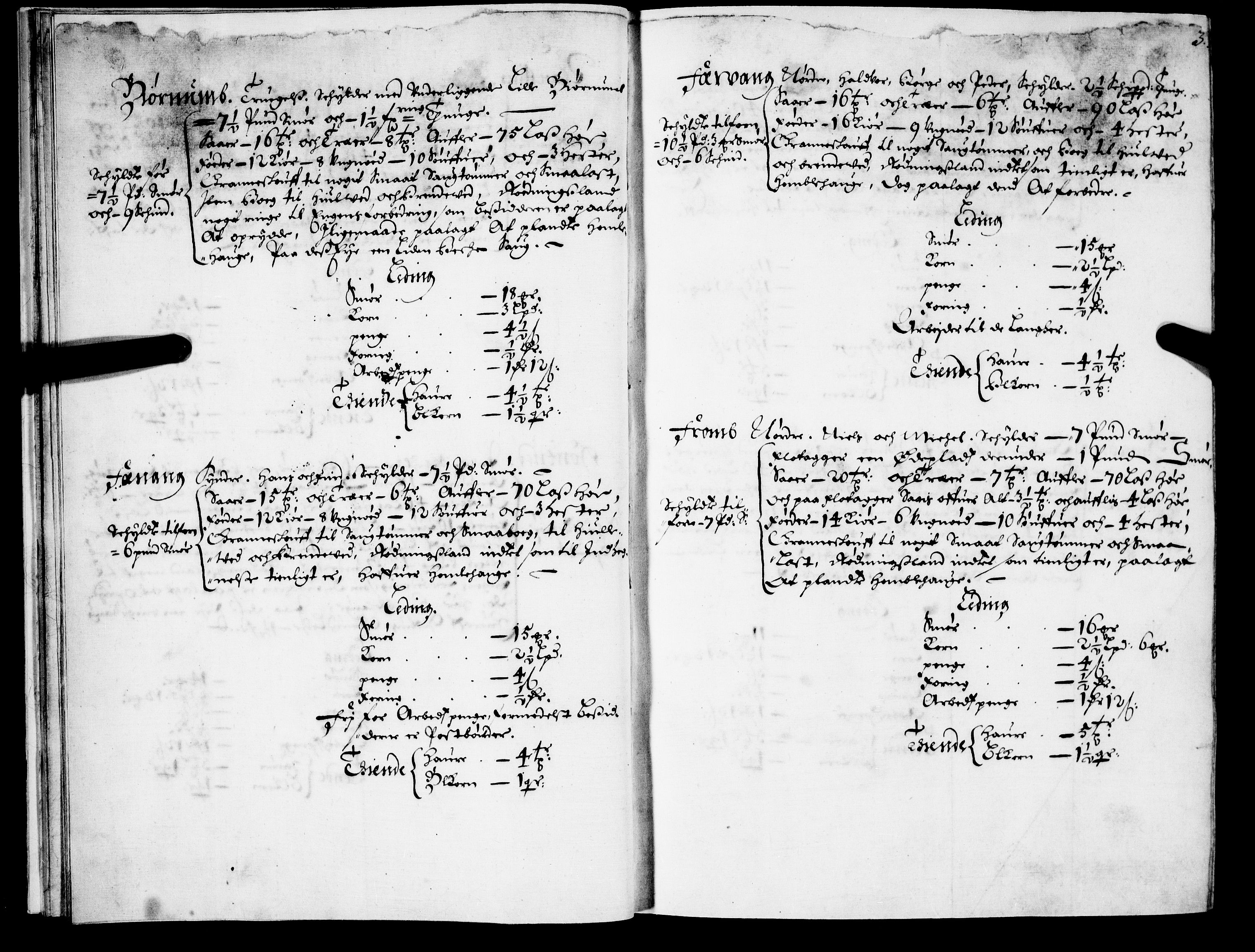 Rentekammeret inntil 1814, Realistisk ordnet avdeling, AV/RA-EA-4070/N/Nb/Nba/L0021: Brunla len, 1667, s. 2b-3a