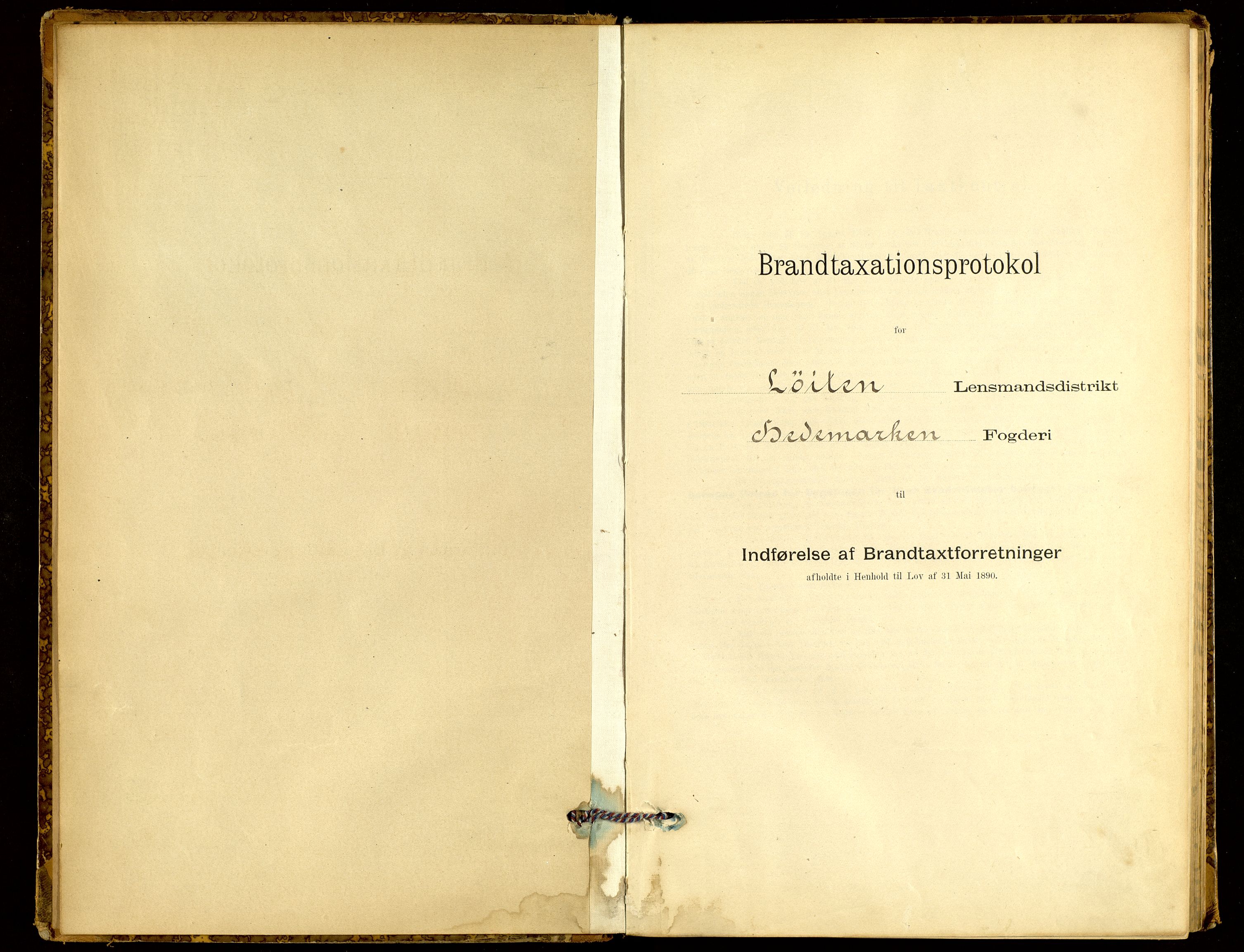 Norges Brannkasse, Løten, SAH/NBRANL-007/F/L0004: Branntakstprotokoll, 1895-1903