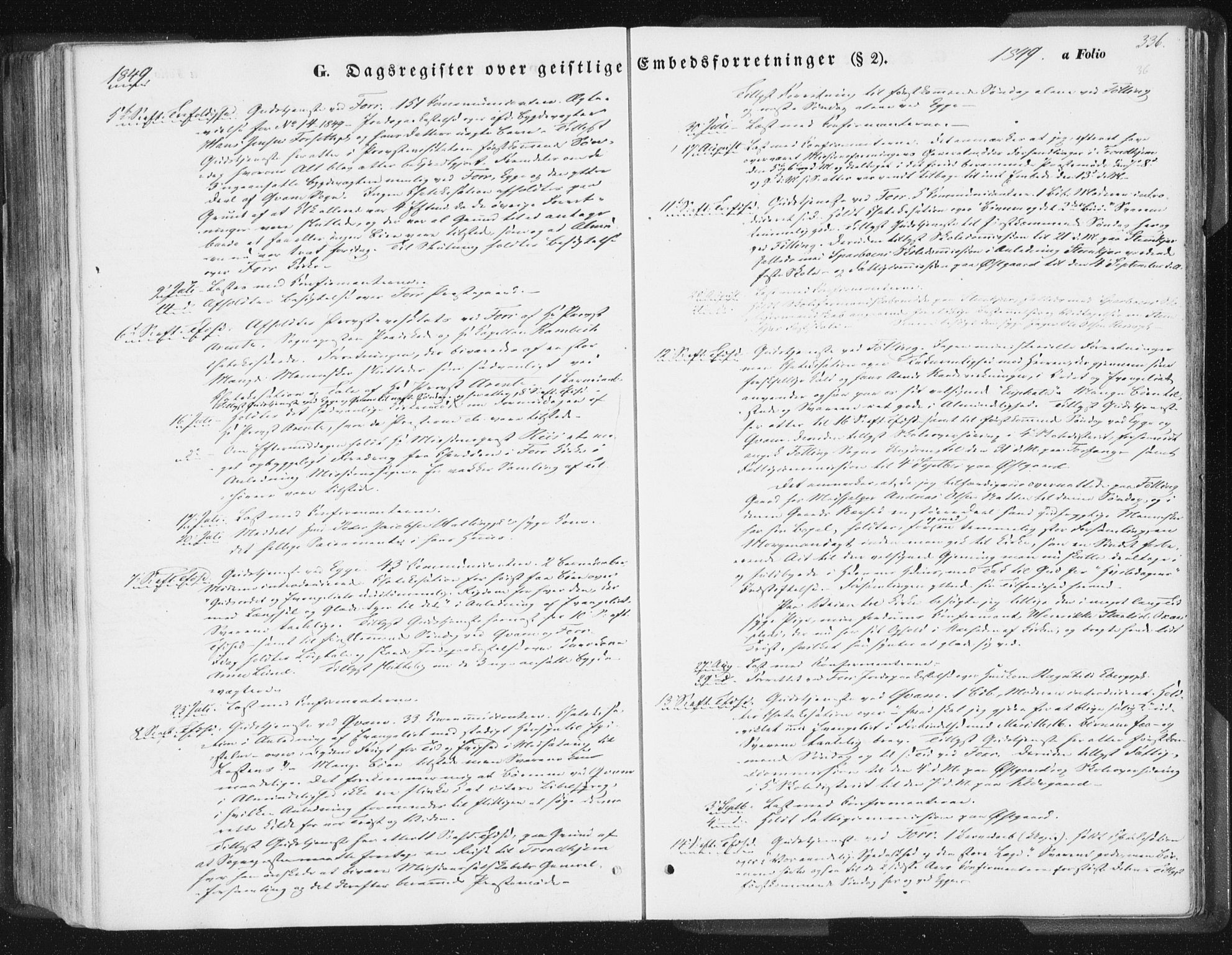 Ministerialprotokoller, klokkerbøker og fødselsregistre - Nord-Trøndelag, SAT/A-1458/746/L0446: Ministerialbok nr. 746A05, 1846-1859, s. 336