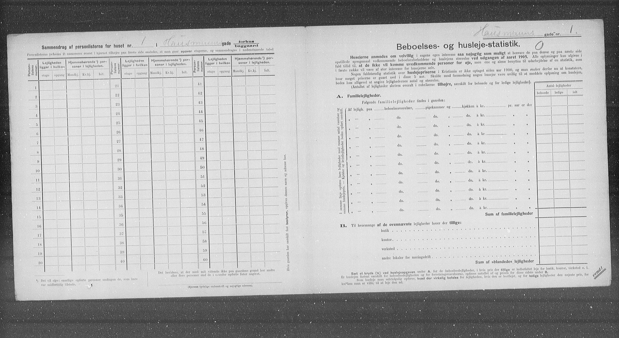 OBA, Kommunal folketelling 31.12.1905 for Kristiania kjøpstad, 1905, s. 18282