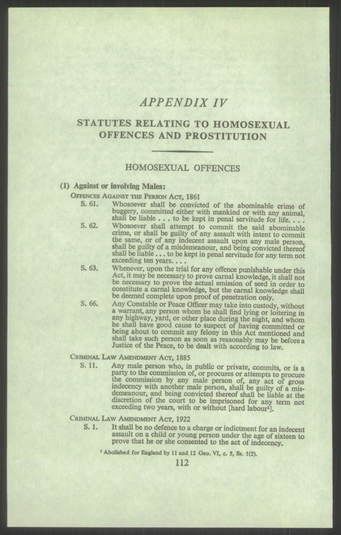 Justisdepartementet, Lovavdelingen, AV/RA-S-3212/D/De/L0029/0001: Straffeloven / Straffelovens revisjon: 5 - Ot. prp. nr.  41 - 1945: Homoseksualiet. 3 mapper, 1956-1970, s. 242