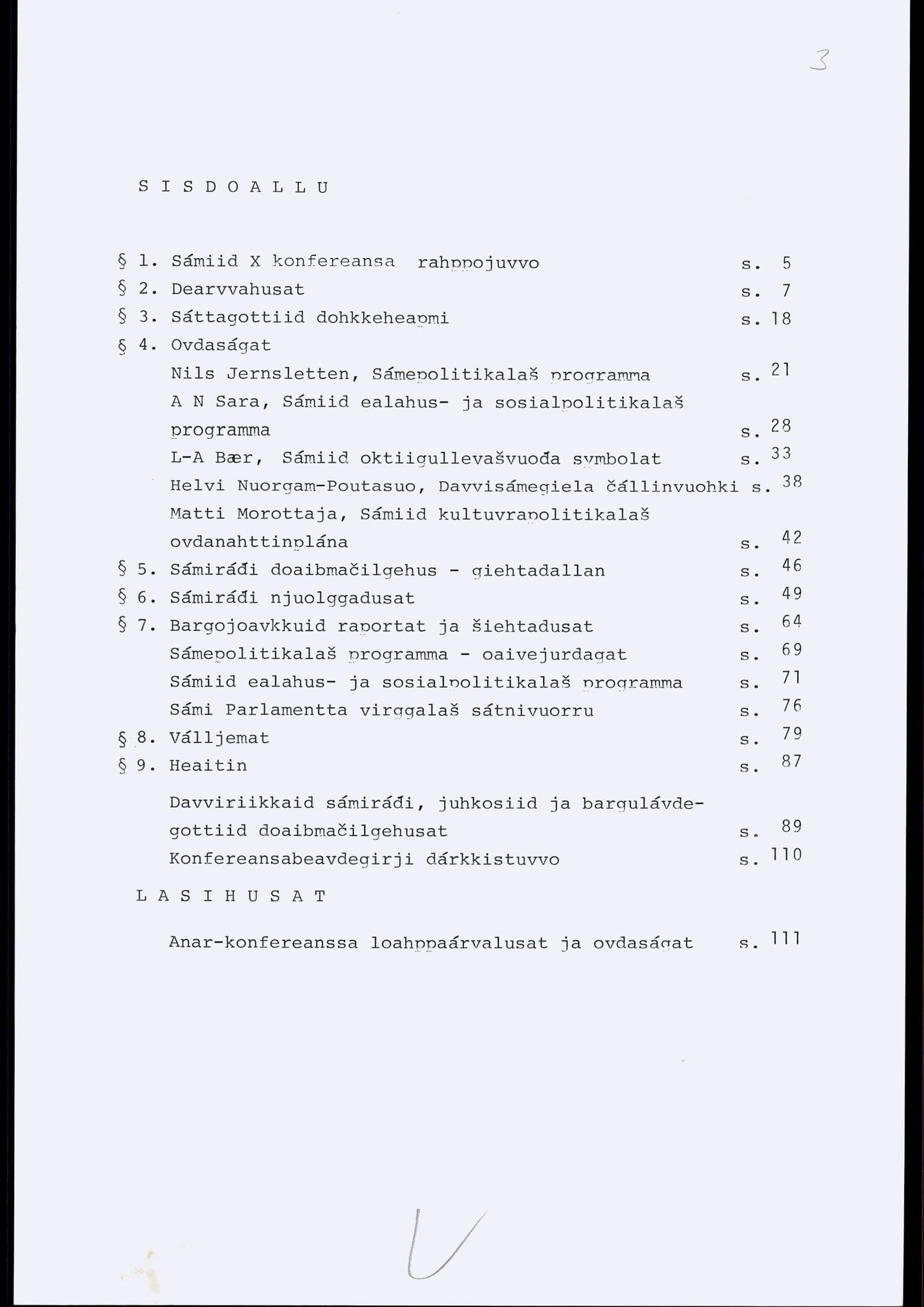 Sámiráđđi / Saami Council, SAMI/PA-1126/X/L0010: Saami Conference X, 1978