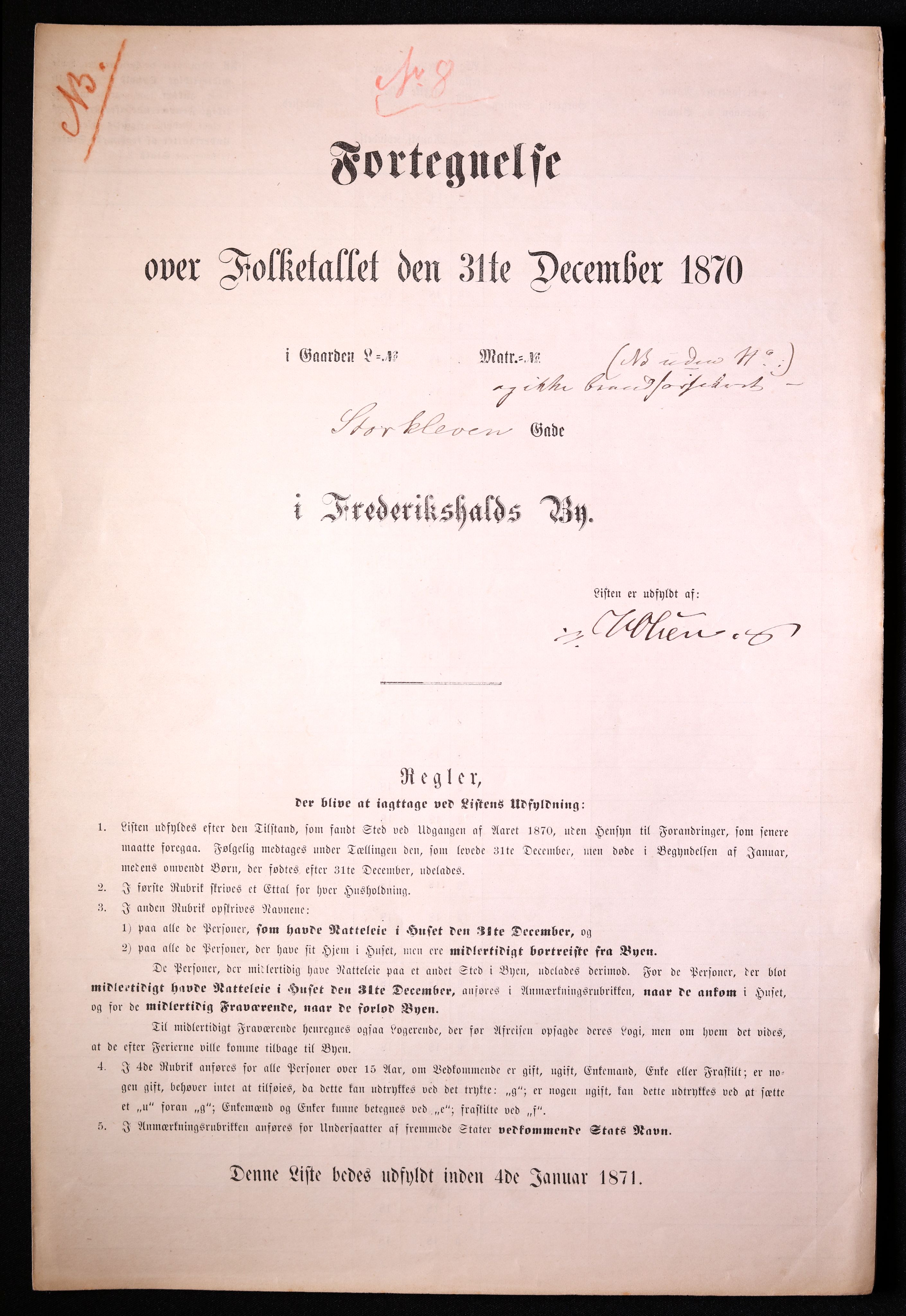 RA, Folketelling 1870 for 0101 Fredrikshald kjøpstad, 1870, s. 50