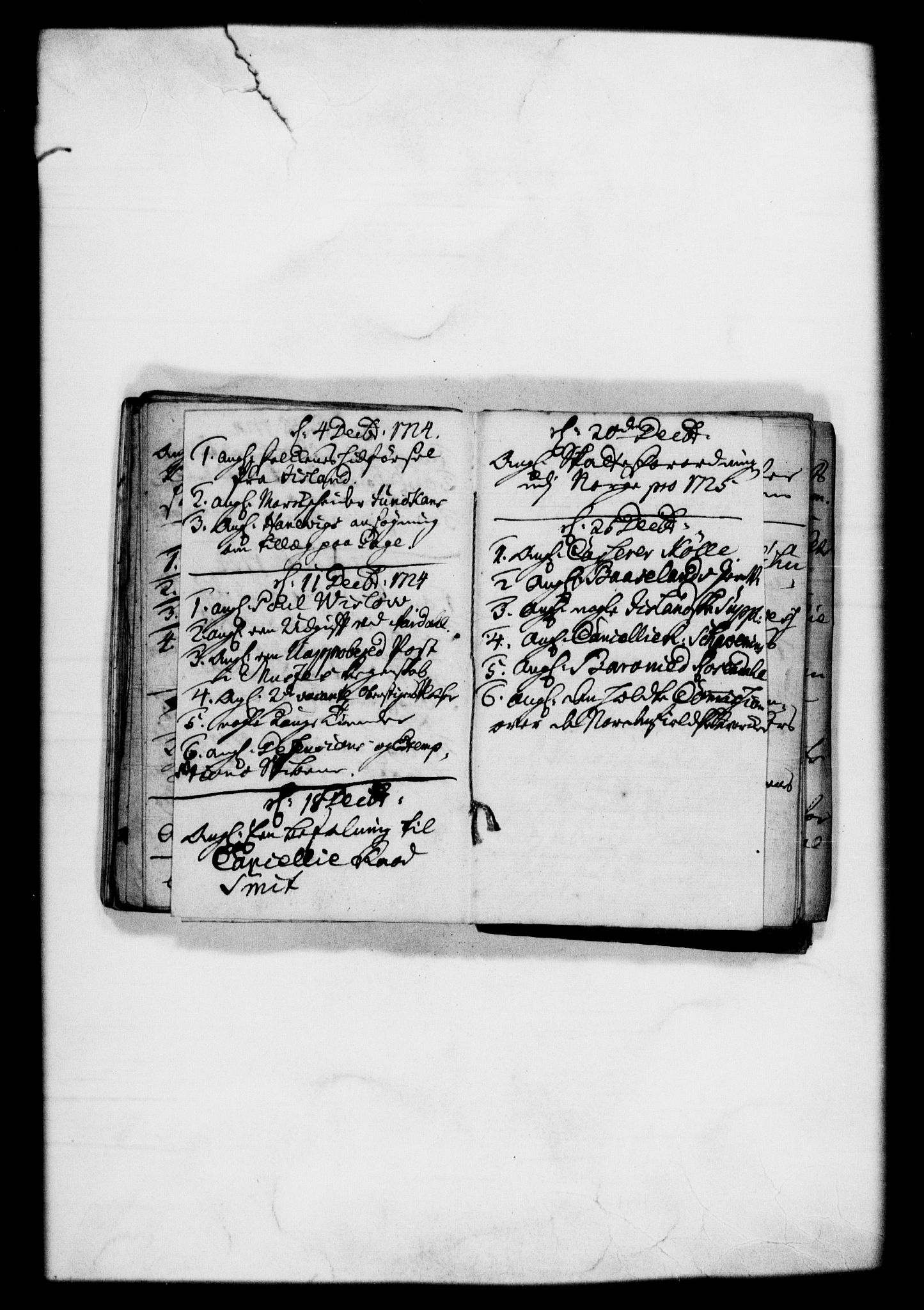 Rentekammeret, Kammerkanselliet, RA/EA-3111/G/Gf/Gfb/L0001: Register til norske relasjons- og resolusjonsprotokoller (merket RK 52.96), 1720-1749, s. 49