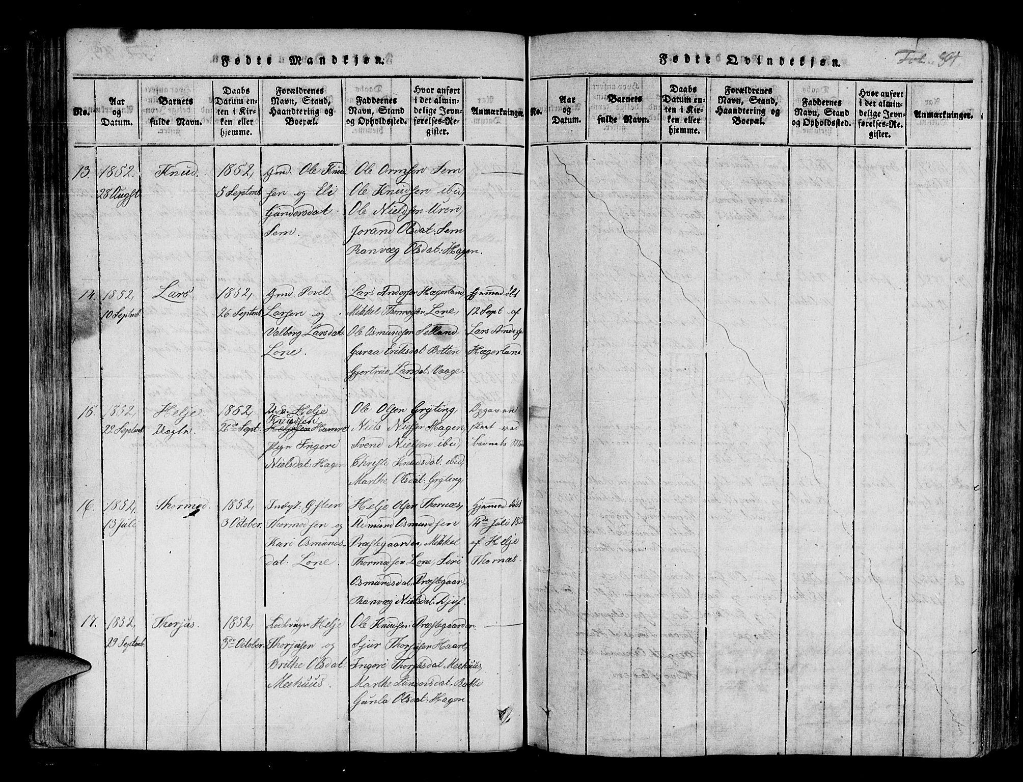 Røldal sokneprestembete, AV/SAB-A-100247: Ministerialbok nr. A 2, 1817-1856, s. 84