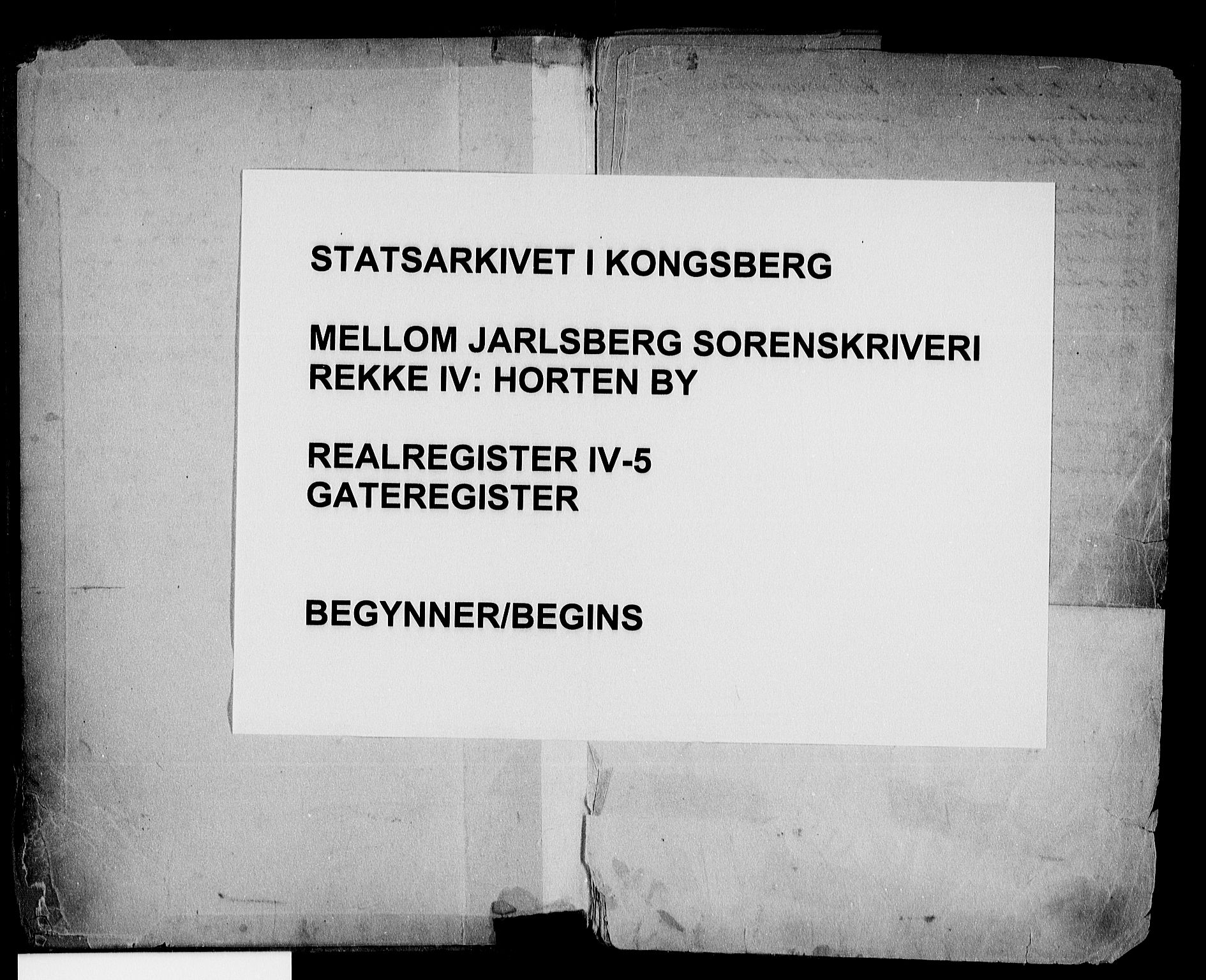 Mellom Jarlsberg sorenskriveri, SAKO/A-132/G/Gb/Gbd/L0005: Panteregister nr. IV 5