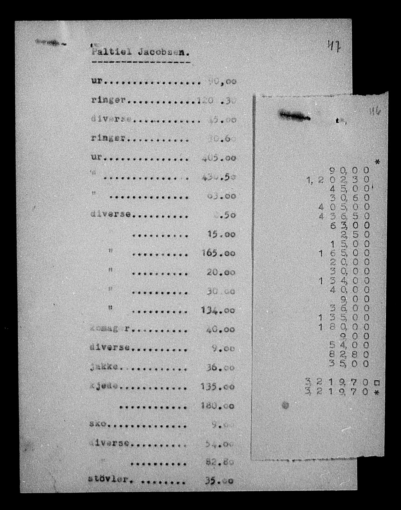 Justisdepartementet, Tilbakeføringskontoret for inndratte formuer, AV/RA-S-1564/H/Hc/Hca/L0899: --, 1945-1947, s. 74