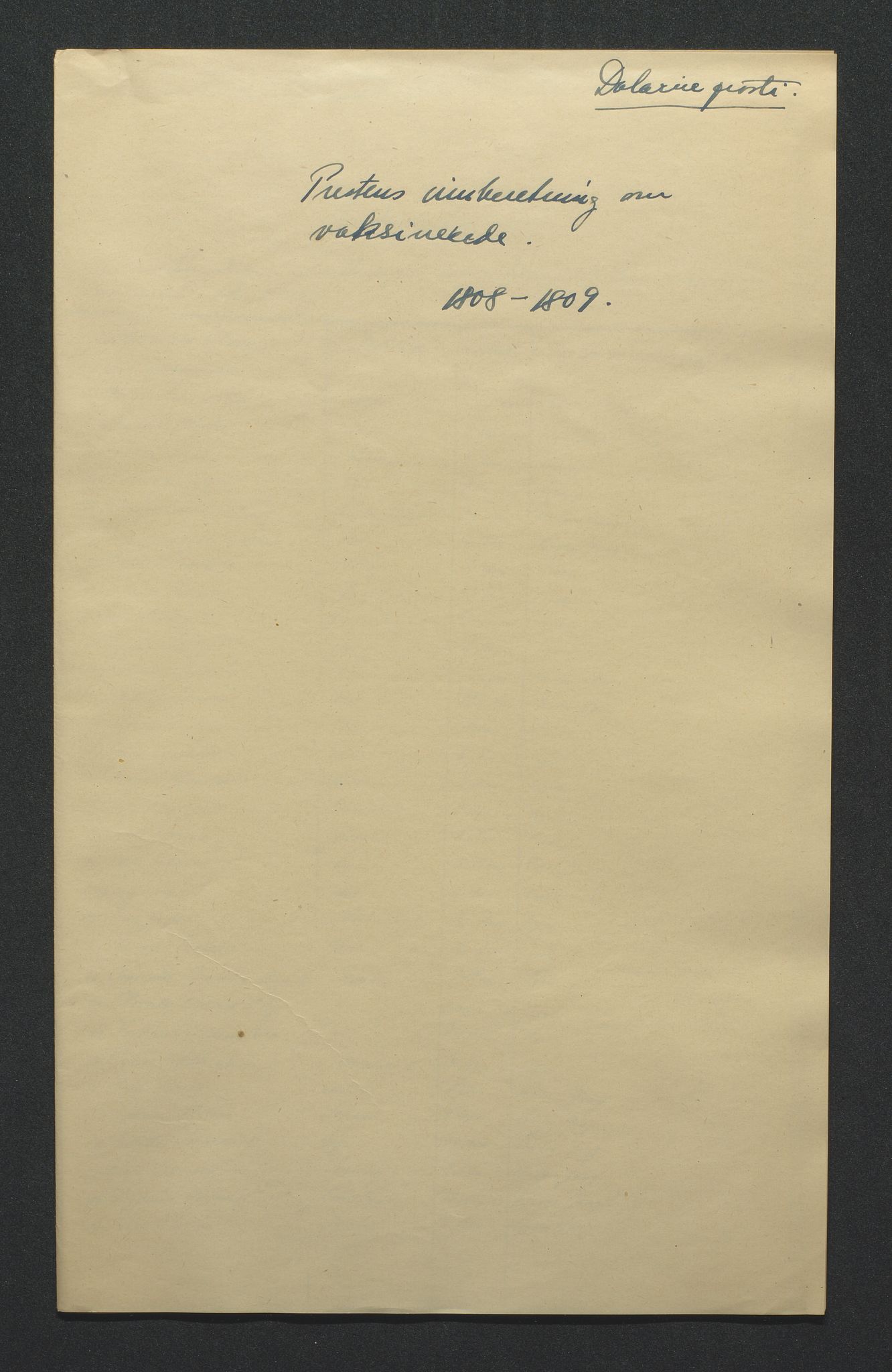 Biskopen i Kristiansand, AV/SAK-1113-0001/G/Gc/L0007: C 79 - Presteinnberetninger, 1801-1822, s. 311