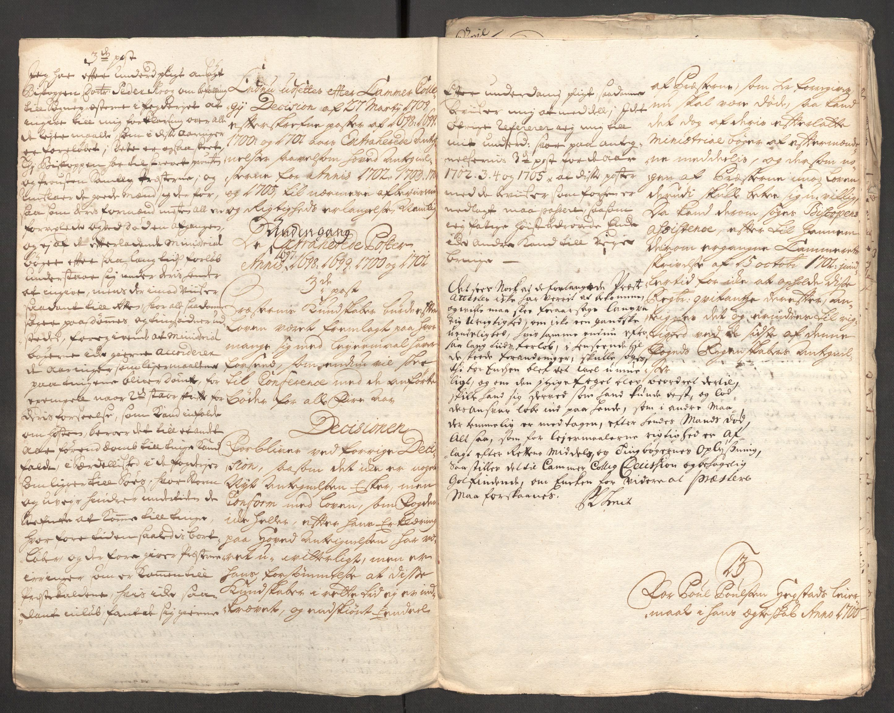 Rentekammeret inntil 1814, Reviderte regnskaper, Fogderegnskap, AV/RA-EA-4092/R57/L3857: Fogderegnskap Fosen, 1706-1707, s. 246