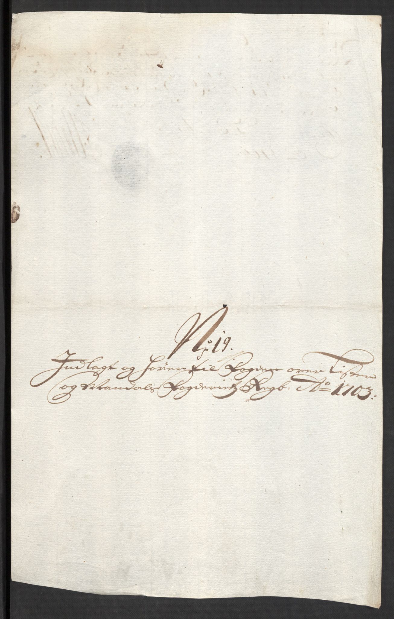 Rentekammeret inntil 1814, Reviderte regnskaper, Fogderegnskap, AV/RA-EA-4092/R43/L2550: Fogderegnskap Lista og Mandal, 1703-1704, s. 136