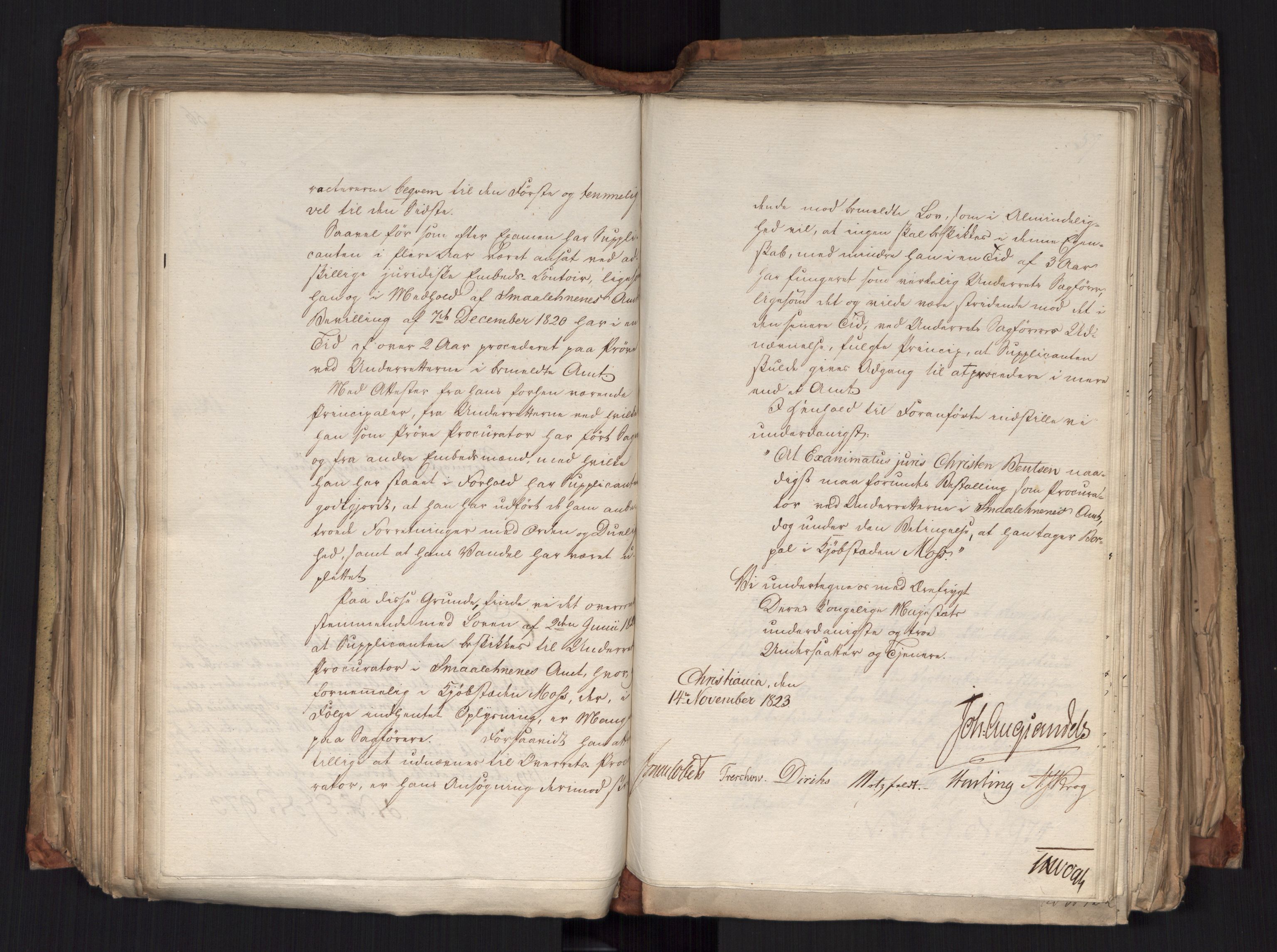 Statsrådsavdelingen i Stockholm, AV/RA-S-1003/D/Da/L0036: Regjeringsinnstillinger nr. 841-1114, 1823, s. 383