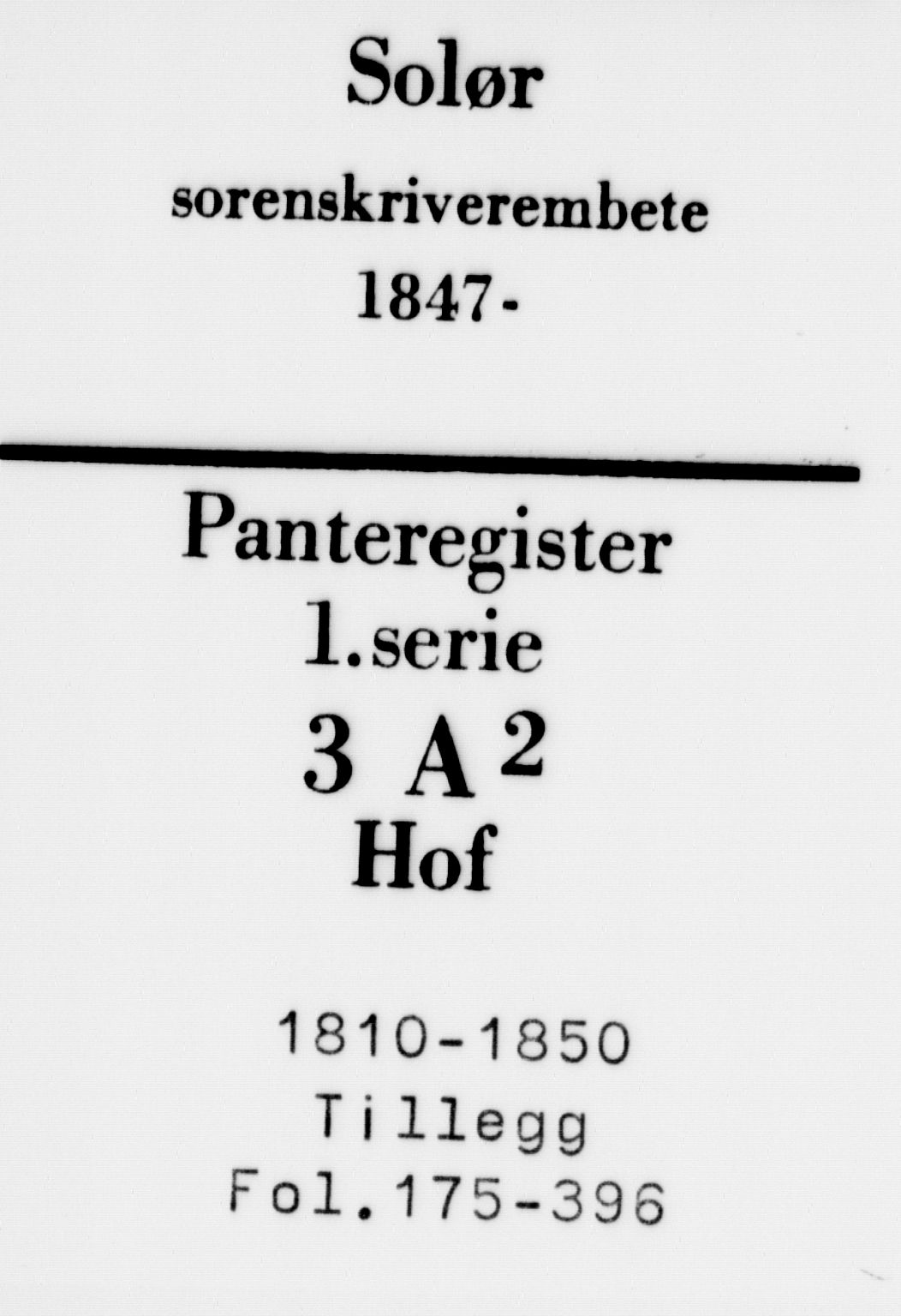 Solør tingrett, SAH/TING-008/H/Ha/Hab/L0003: Panteregister nr. 3, 1810-1850