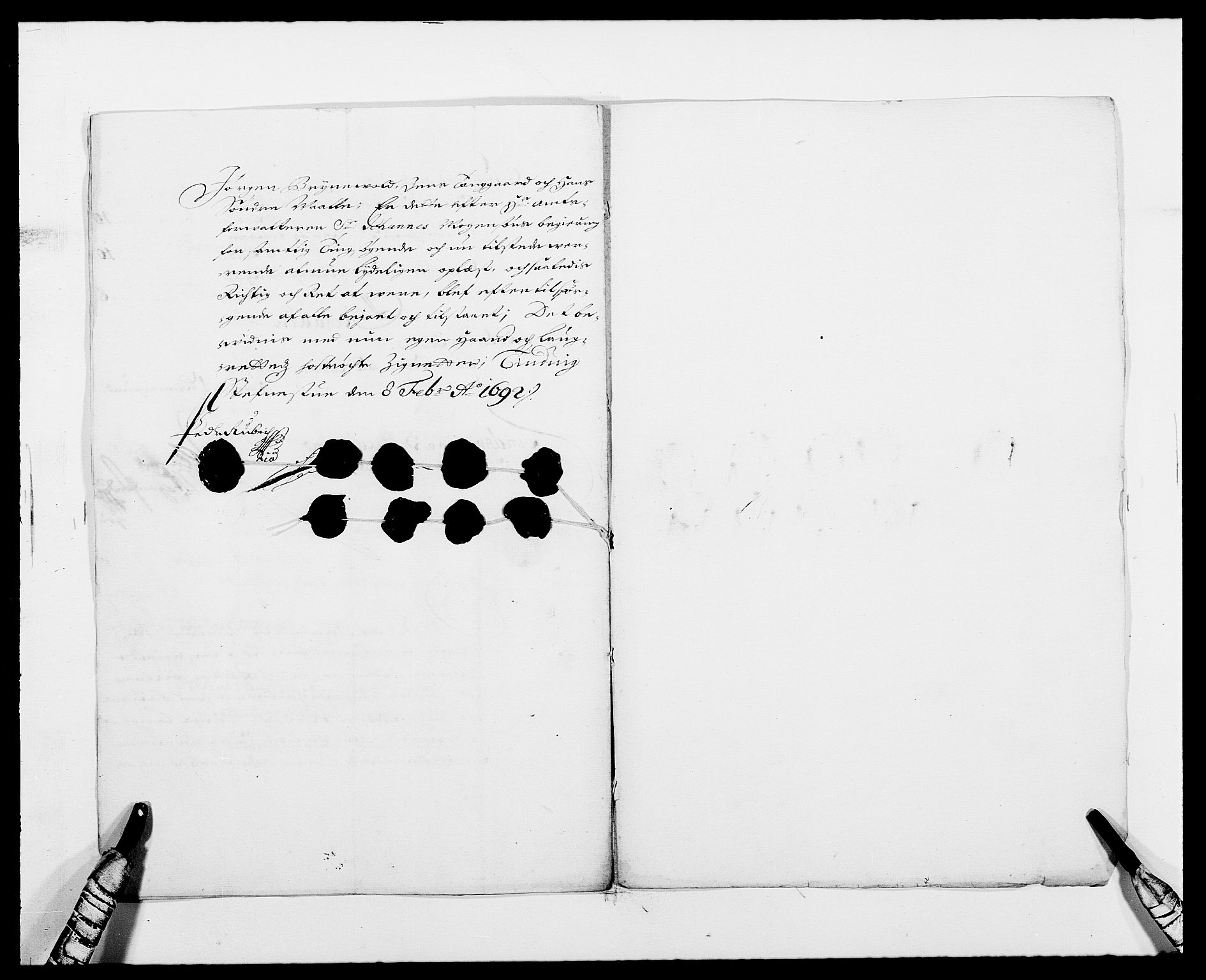 Rentekammeret inntil 1814, Reviderte regnskaper, Fogderegnskap, RA/EA-4092/R33/L1972: Fogderegnskap Larvik grevskap, 1690-1691, s. 299