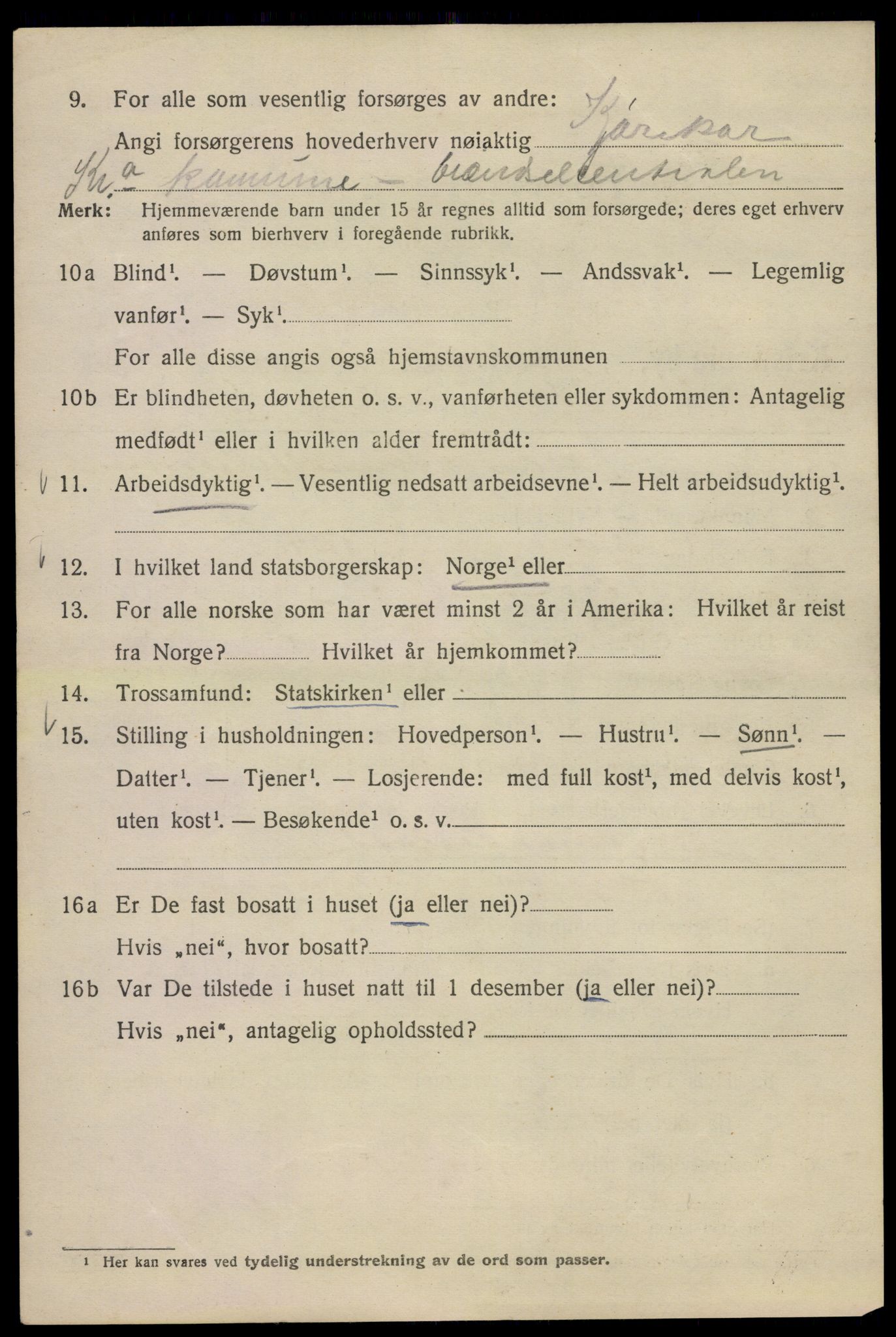 SAO, Folketelling 1920 for 0301 Kristiania kjøpstad, 1920, s. 273846