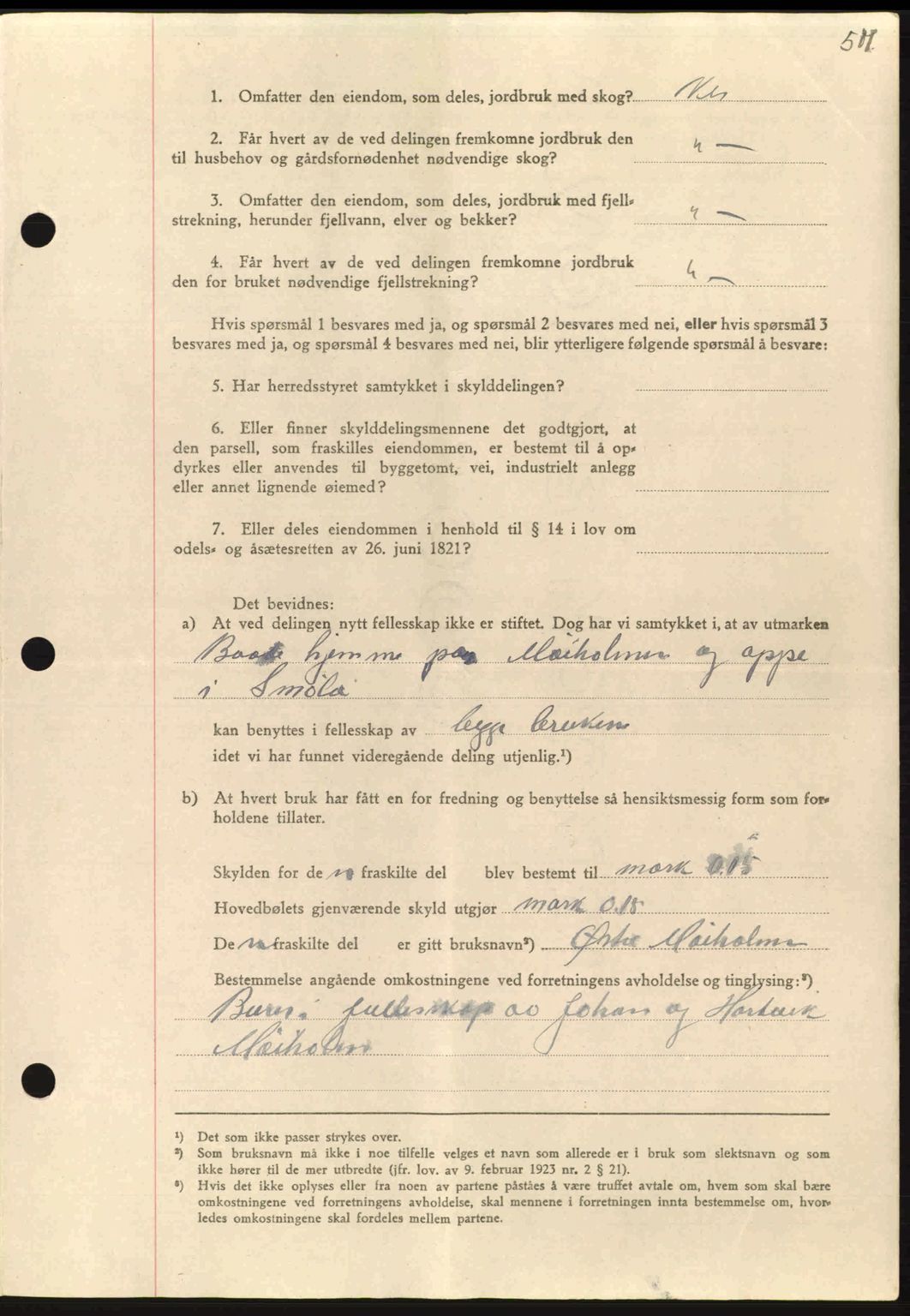 Nordmøre sorenskriveri, AV/SAT-A-4132/1/2/2Ca: Pantebok nr. A97, 1944-1944, Dagboknr: 716/1944