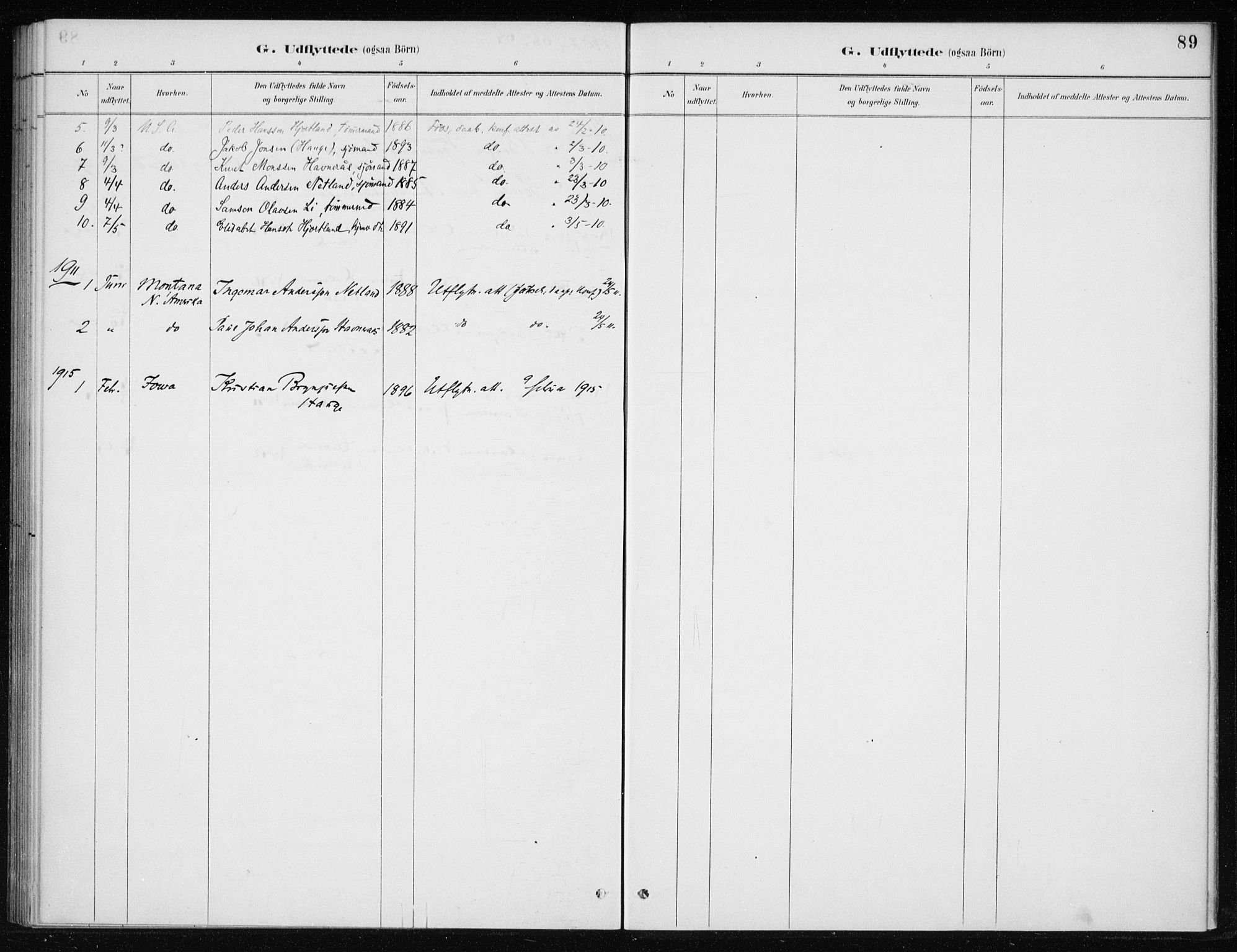Kvinnherad sokneprestembete, AV/SAB-A-76401/H/Haa: Ministerialbok nr. C 1, 1885-1912, s. 89