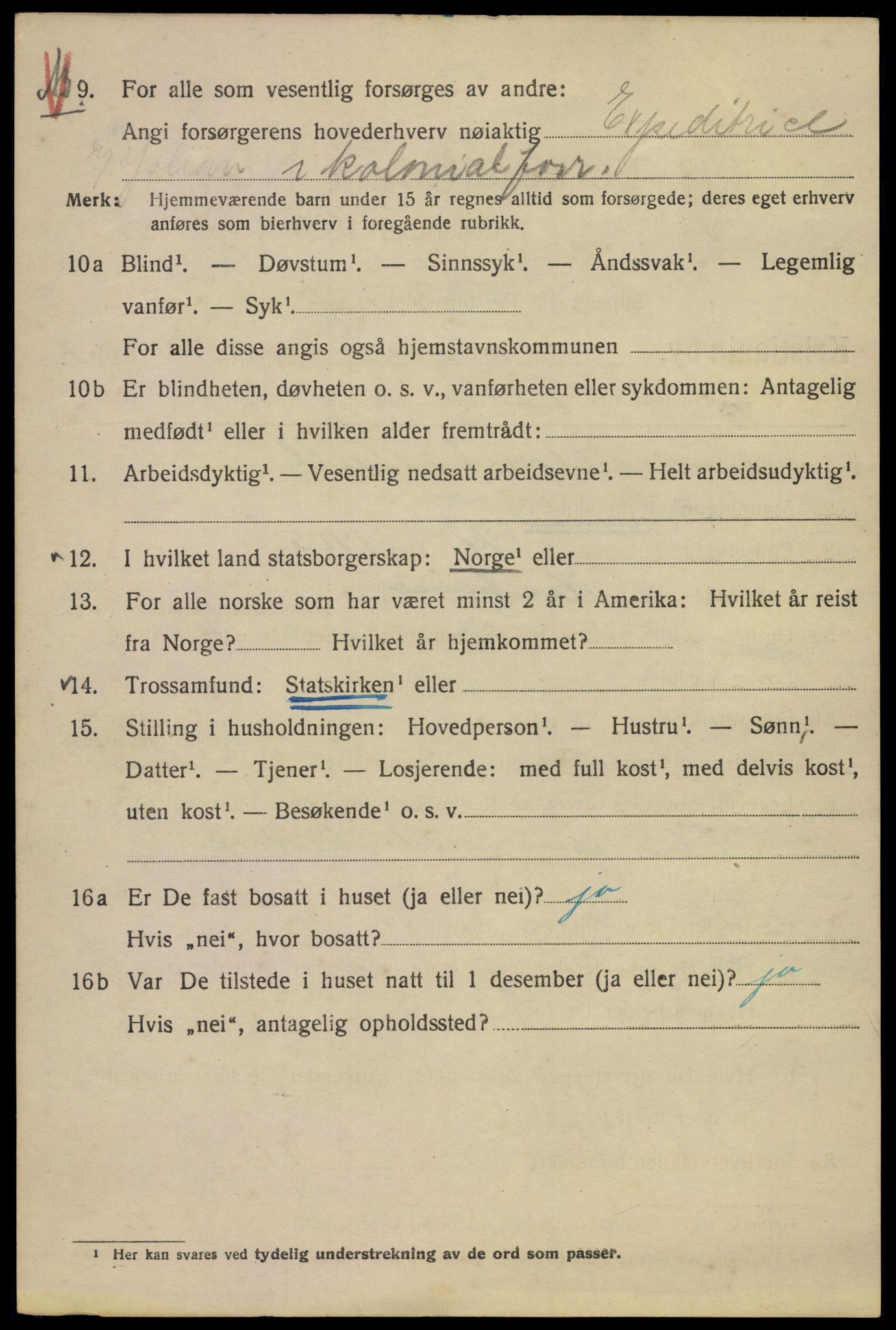 SAO, Folketelling 1920 for 0301 Kristiania kjøpstad, 1920, s. 596026