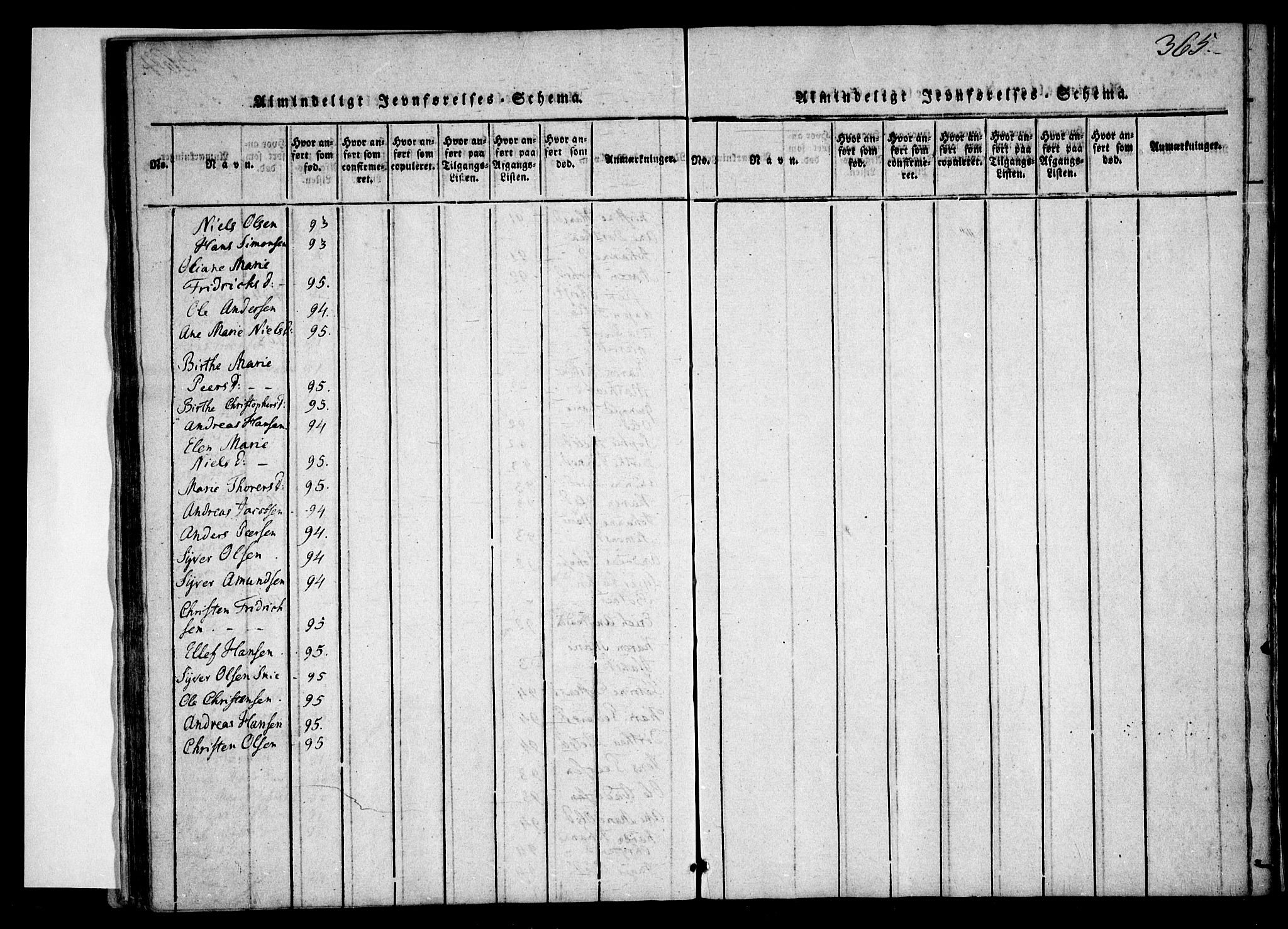 Skiptvet prestekontor Kirkebøker, AV/SAO-A-20009/F/Fa/L0005: Ministerialbok nr. 5, 1814-1838, s. 365