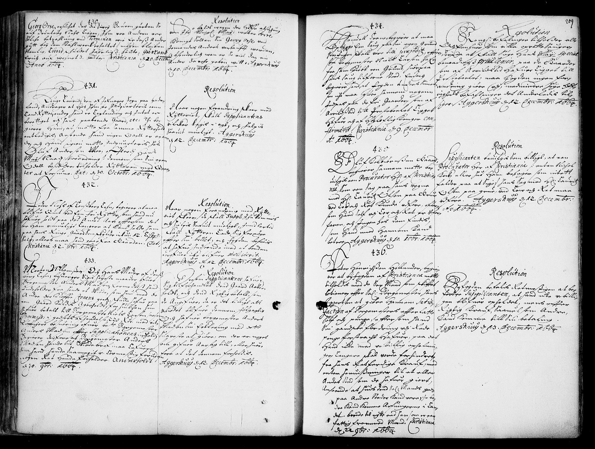 Stattholderembetet 1572-1771, AV/RA-EA-2870/Ad/L0001: Supplikasjons- og resolusjonsprotokoll, 1662-1669, s. 208b-209a